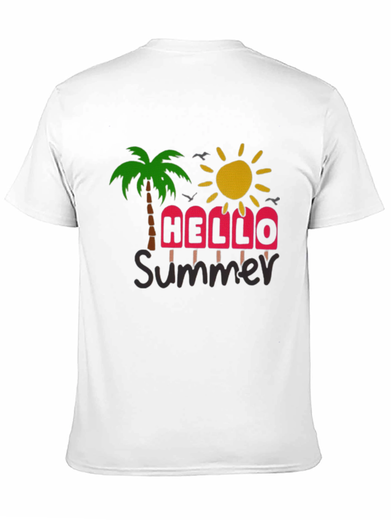Summer Vibes Graphic Tee - Black