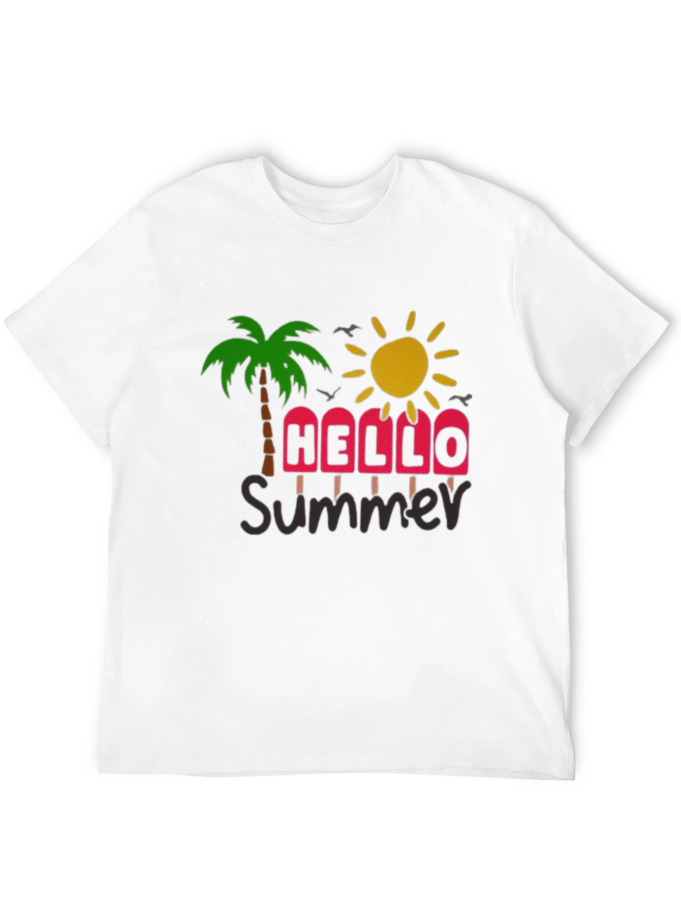 Summer Vibes Graphic Tee - Black