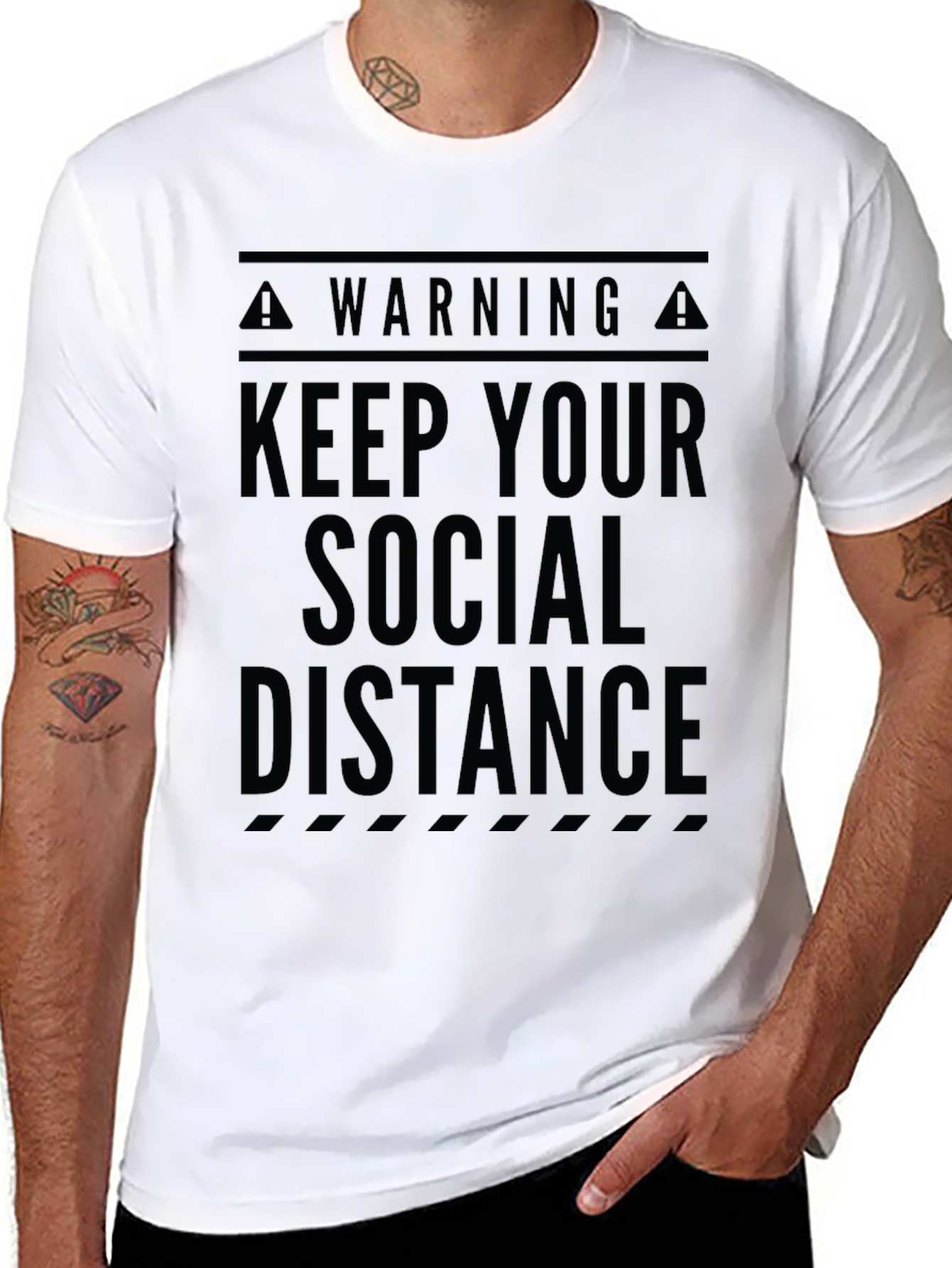 Keep Your Social Distance Graphic T-Shirt