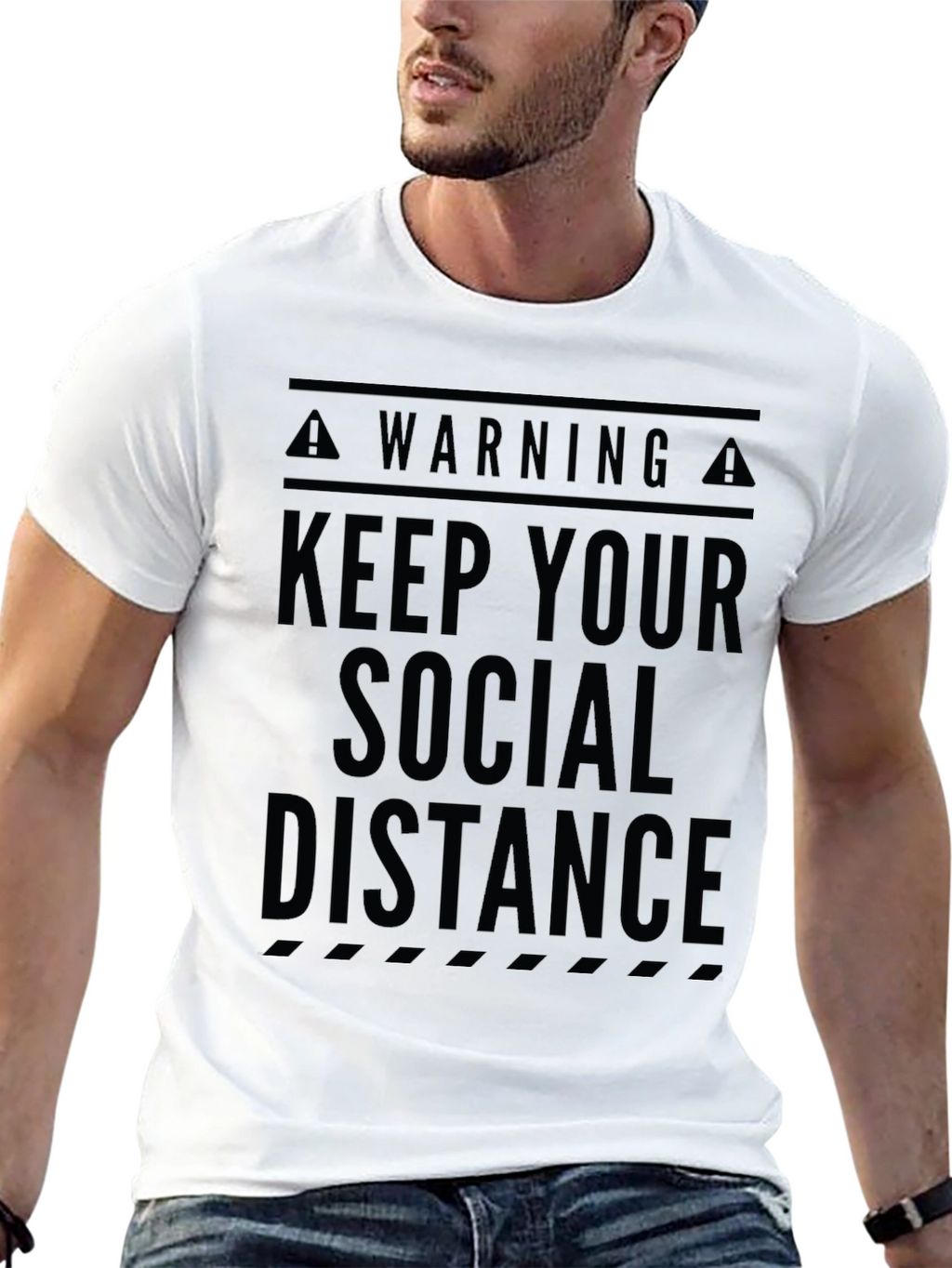 Keep Your Social Distance Graphic T-Shirt