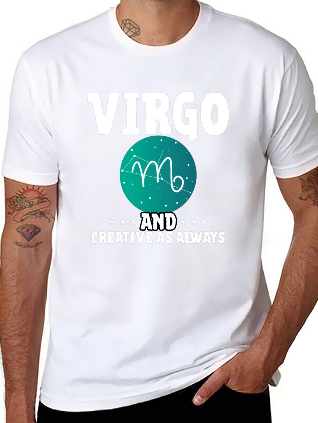 Virgo Zodiac Sign Graphic T-Shirt