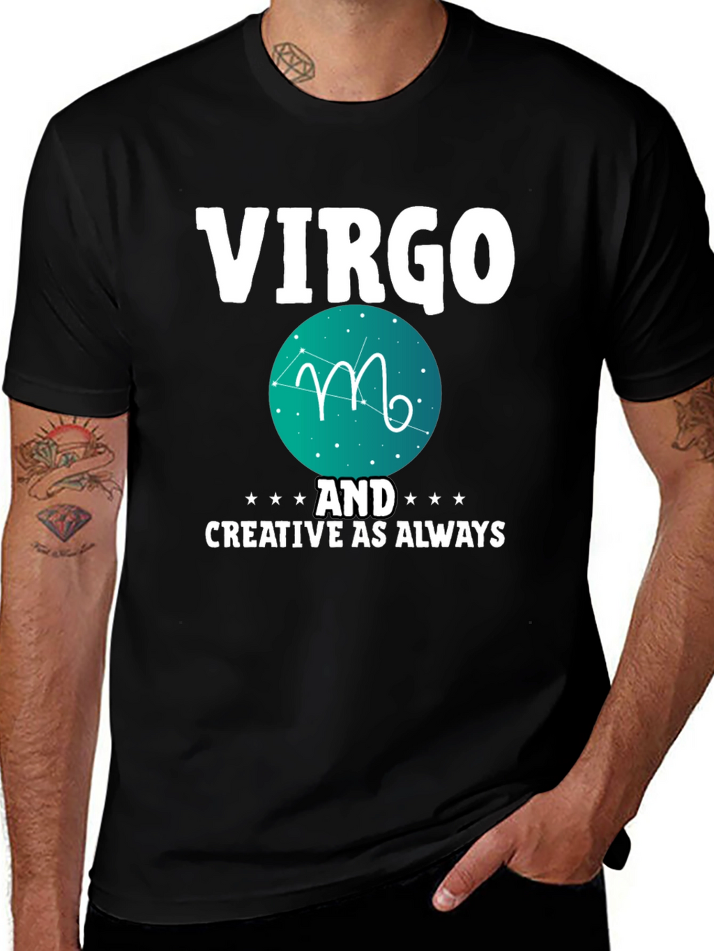 Virgo Zodiac Sign Graphic T-Shirt