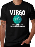 Virgo Zodiac Sign Graphic T-Shirt