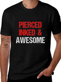Pierced Inked & Awesome Graphic Tee