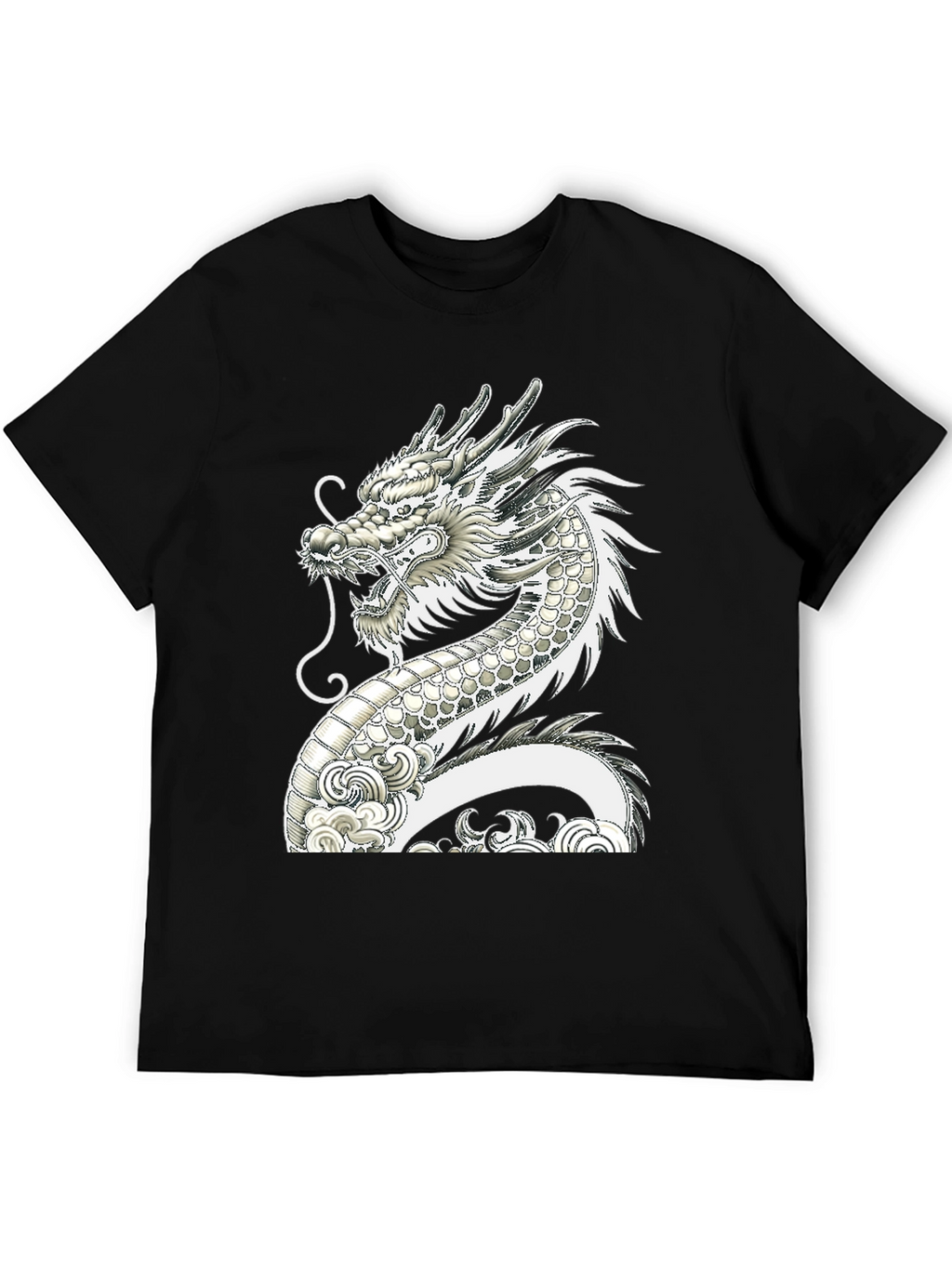 Dragon Graphic Tee - Unique Asian Design