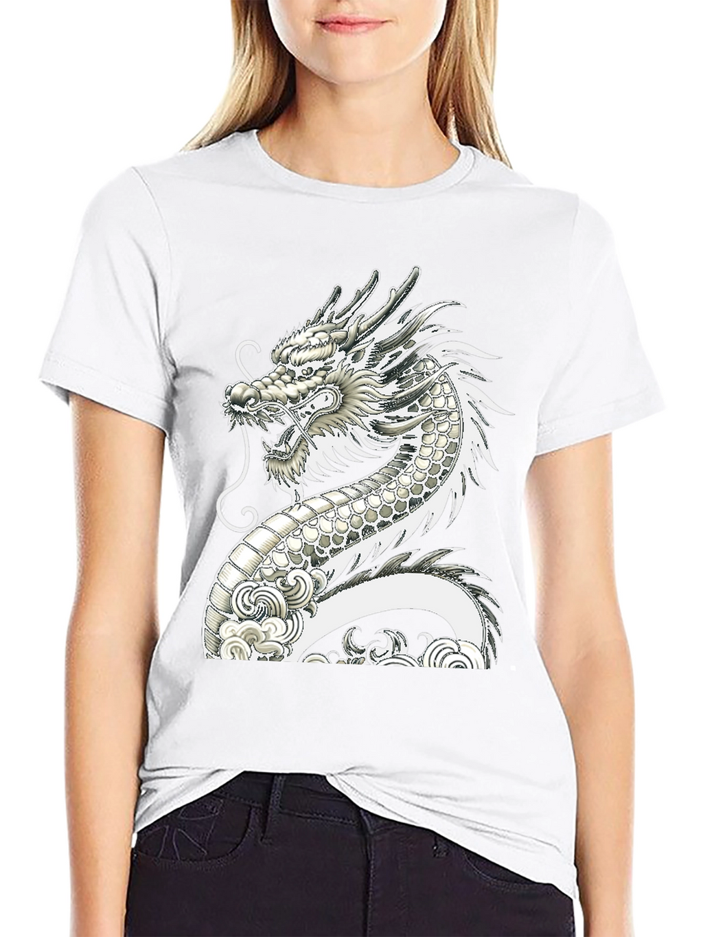 Dragon Graphic Tee - Unique Asian Design