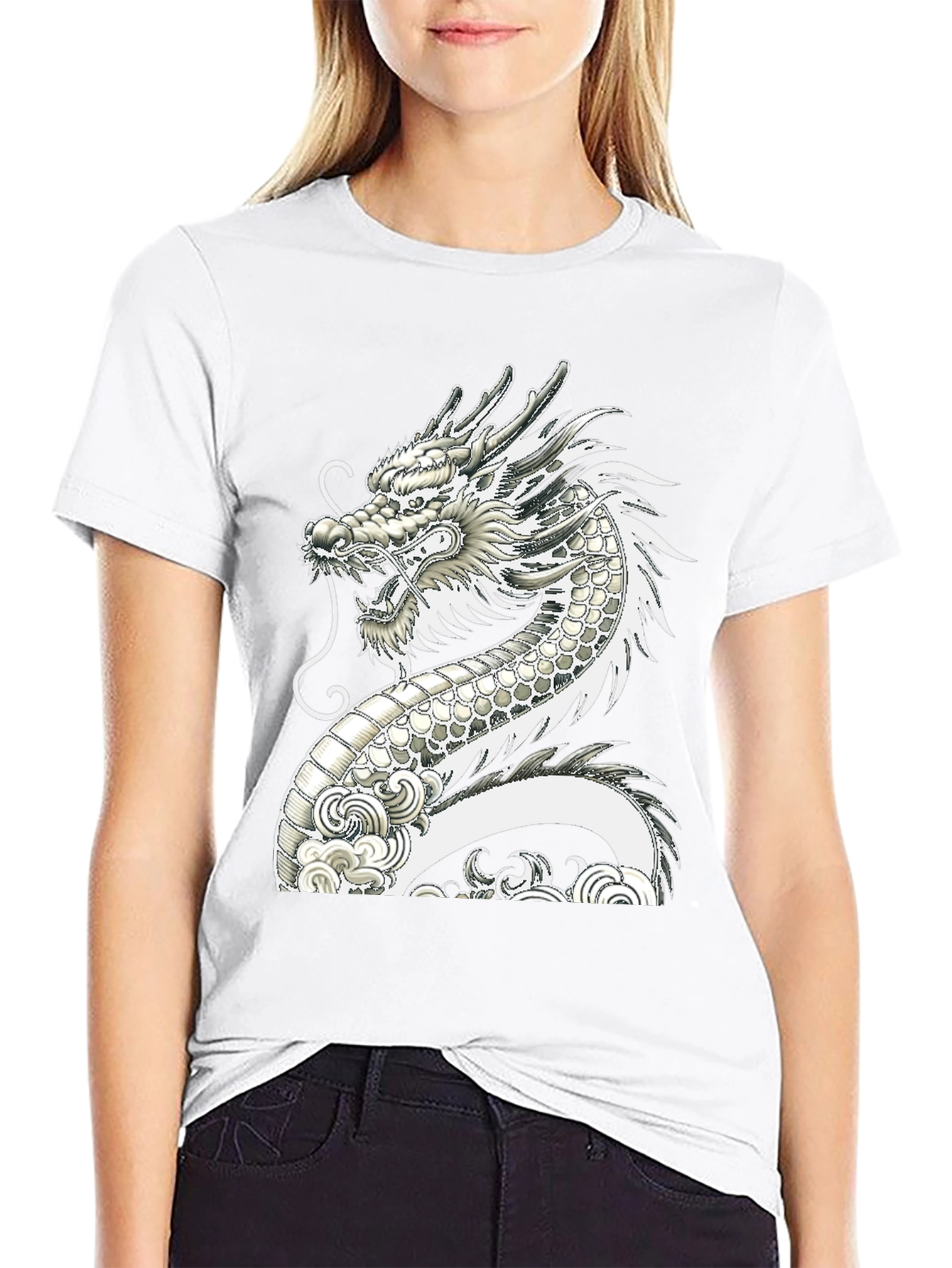 Dragon Graphic Tee - Unique Asian Design