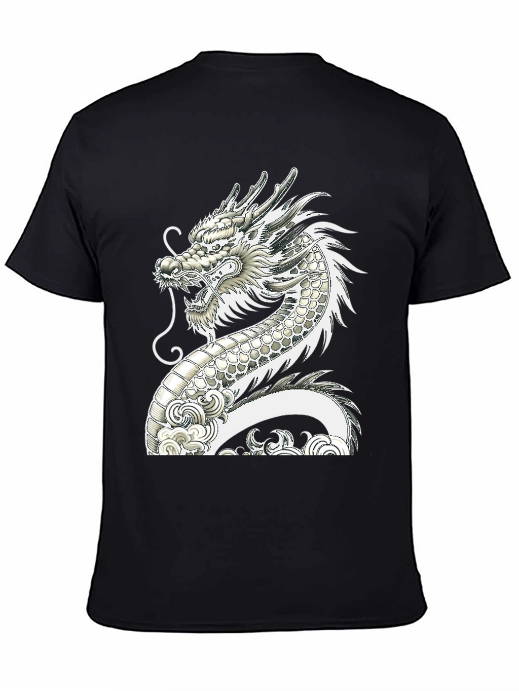 Dragon Graphic Tee - Unique Asian Design