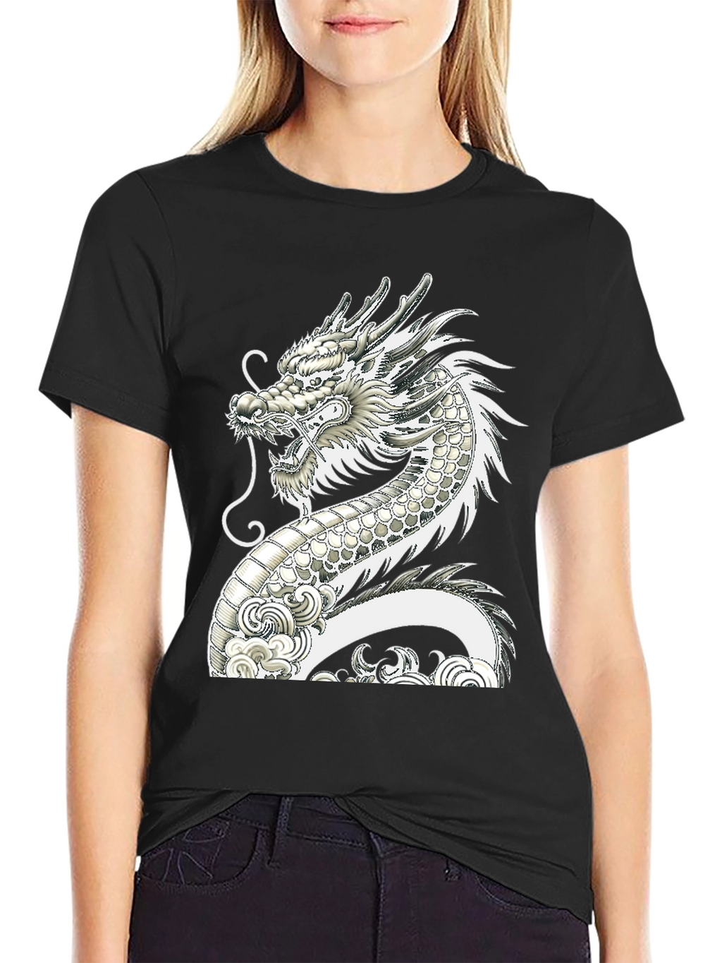 Dragon Graphic Tee - Unique Asian Design