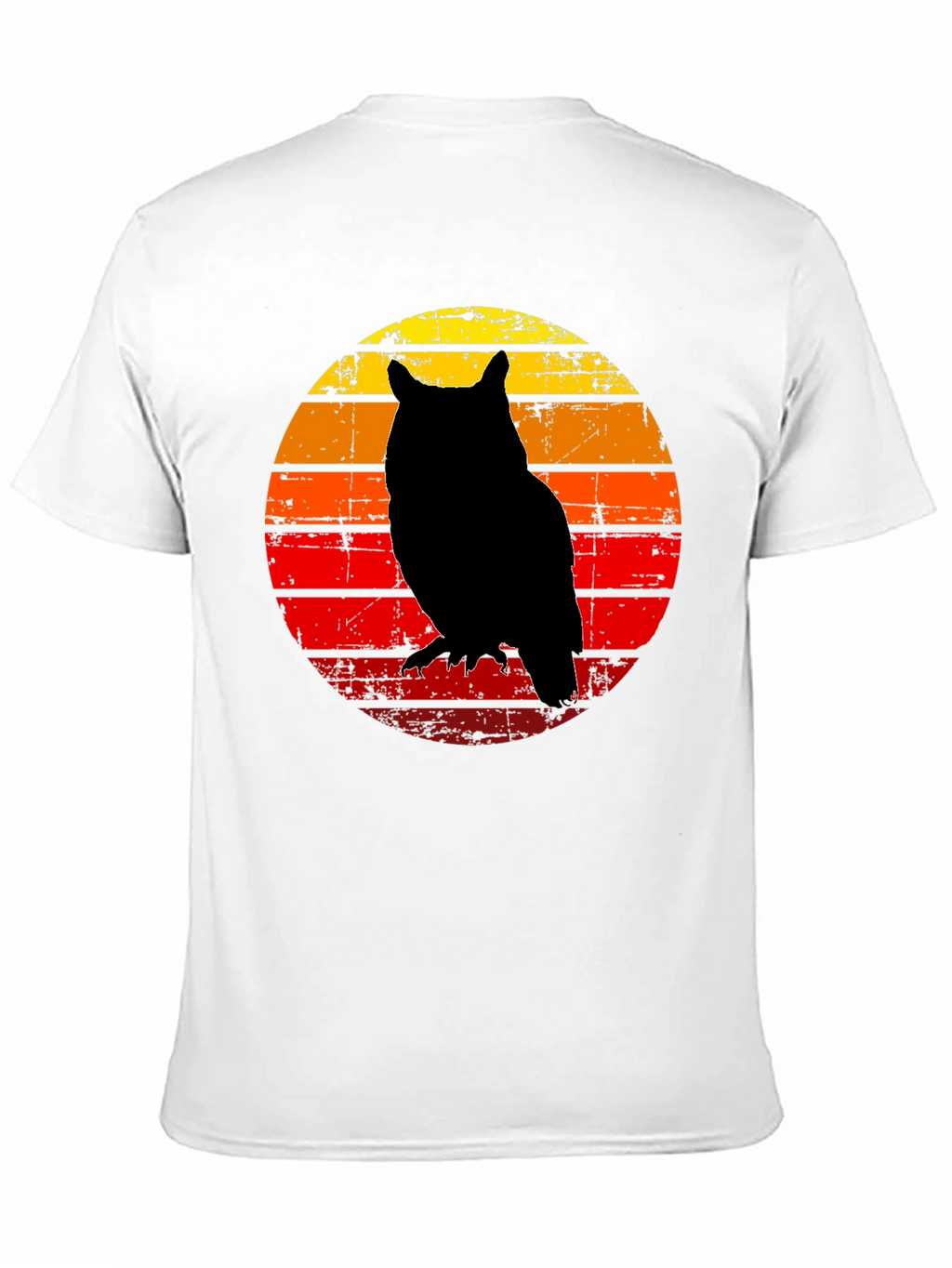 Owl Silhouette Sunset T-Shirt