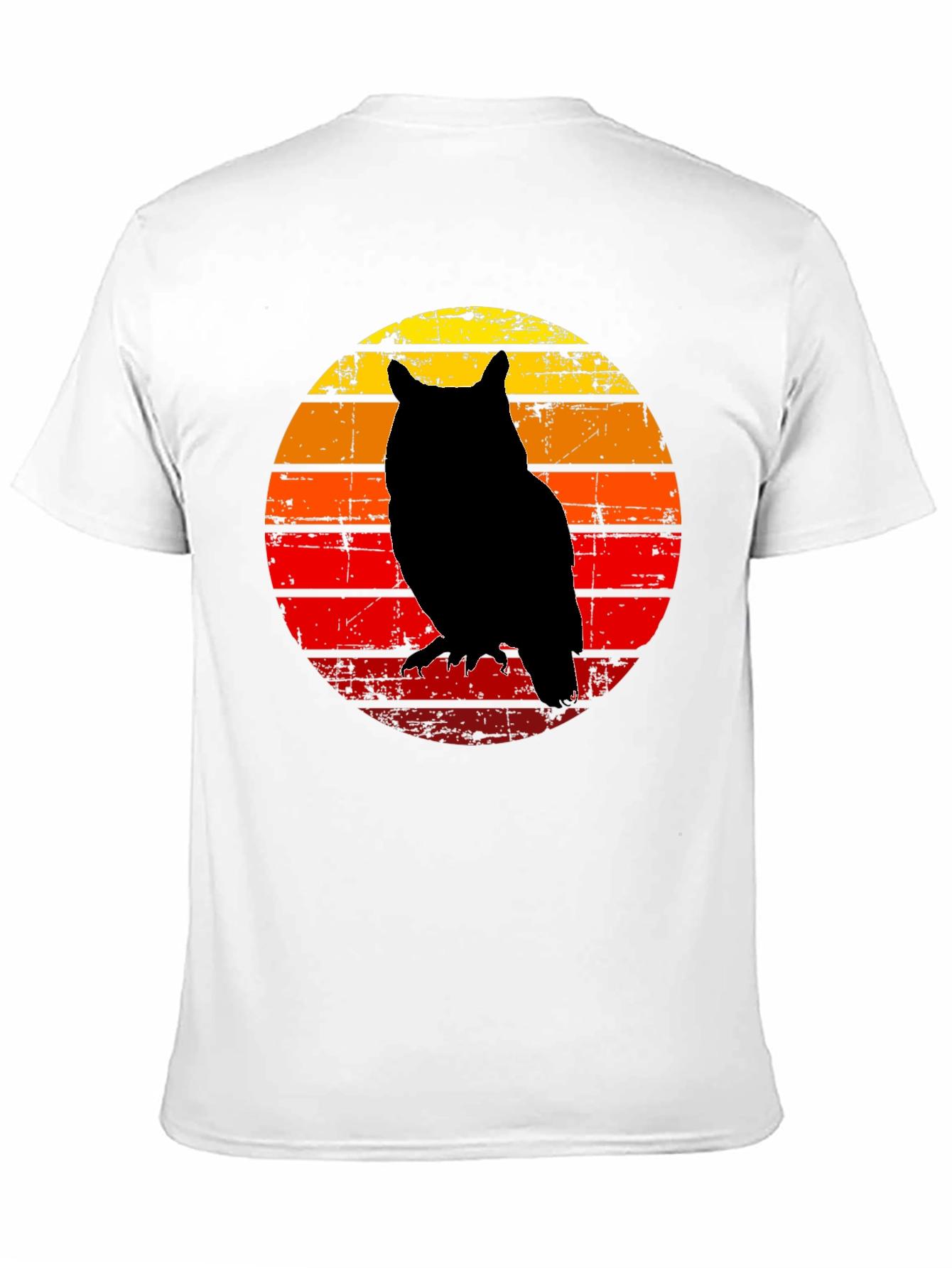 Owl Silhouette Sunset T-Shirt
