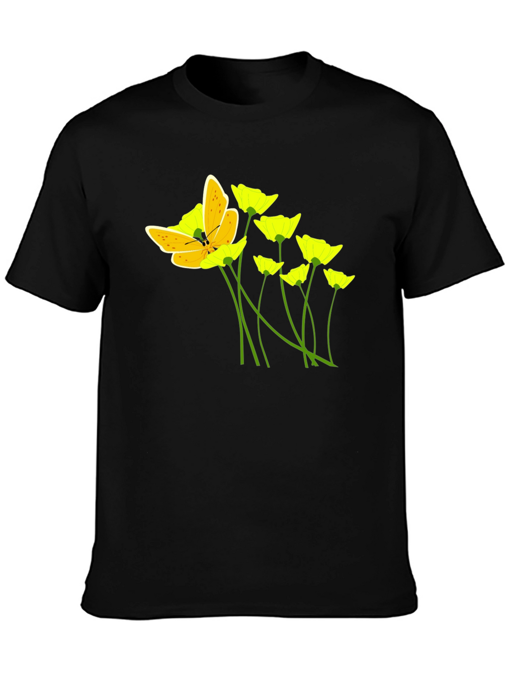 Floral Butterfly Graphic Tee