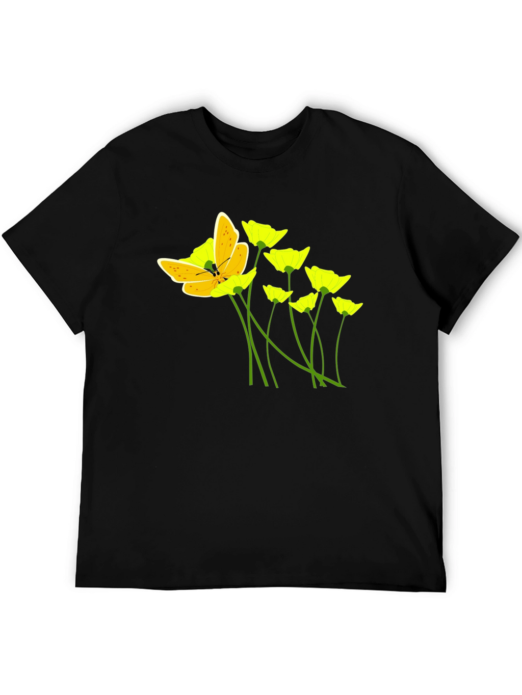 Floral Butterfly Graphic Tee