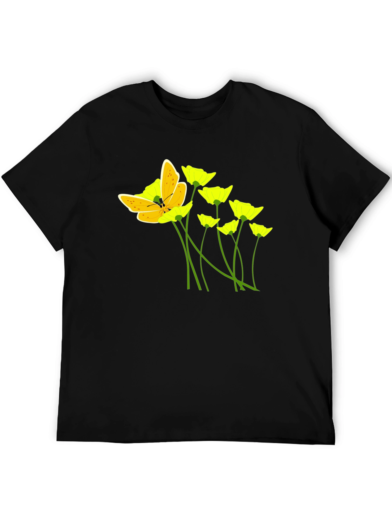 Floral Butterfly Graphic Tee