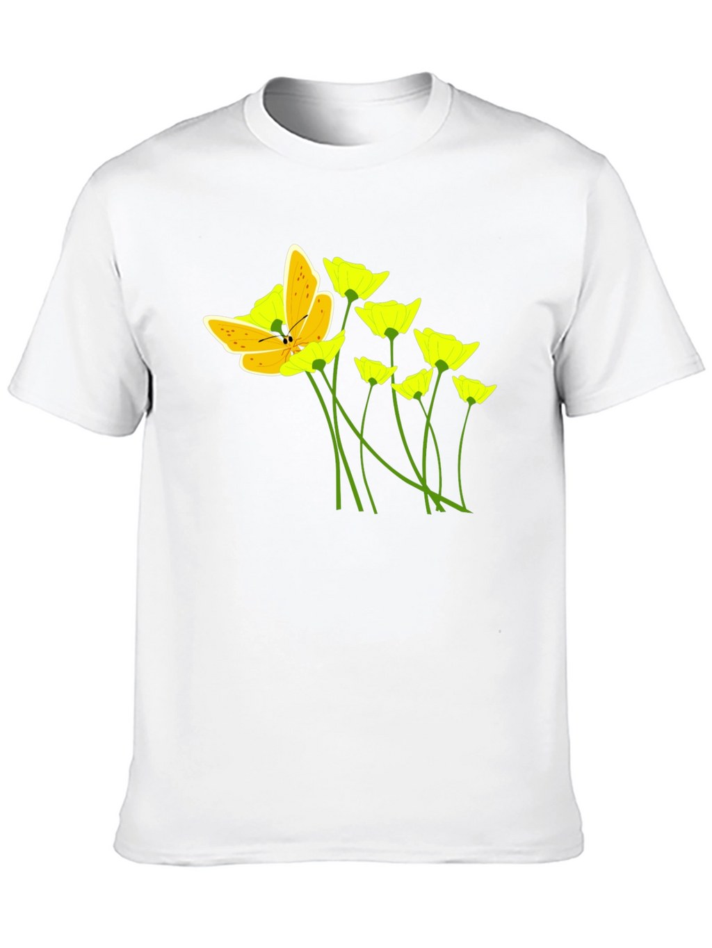 Floral Butterfly Graphic Tee