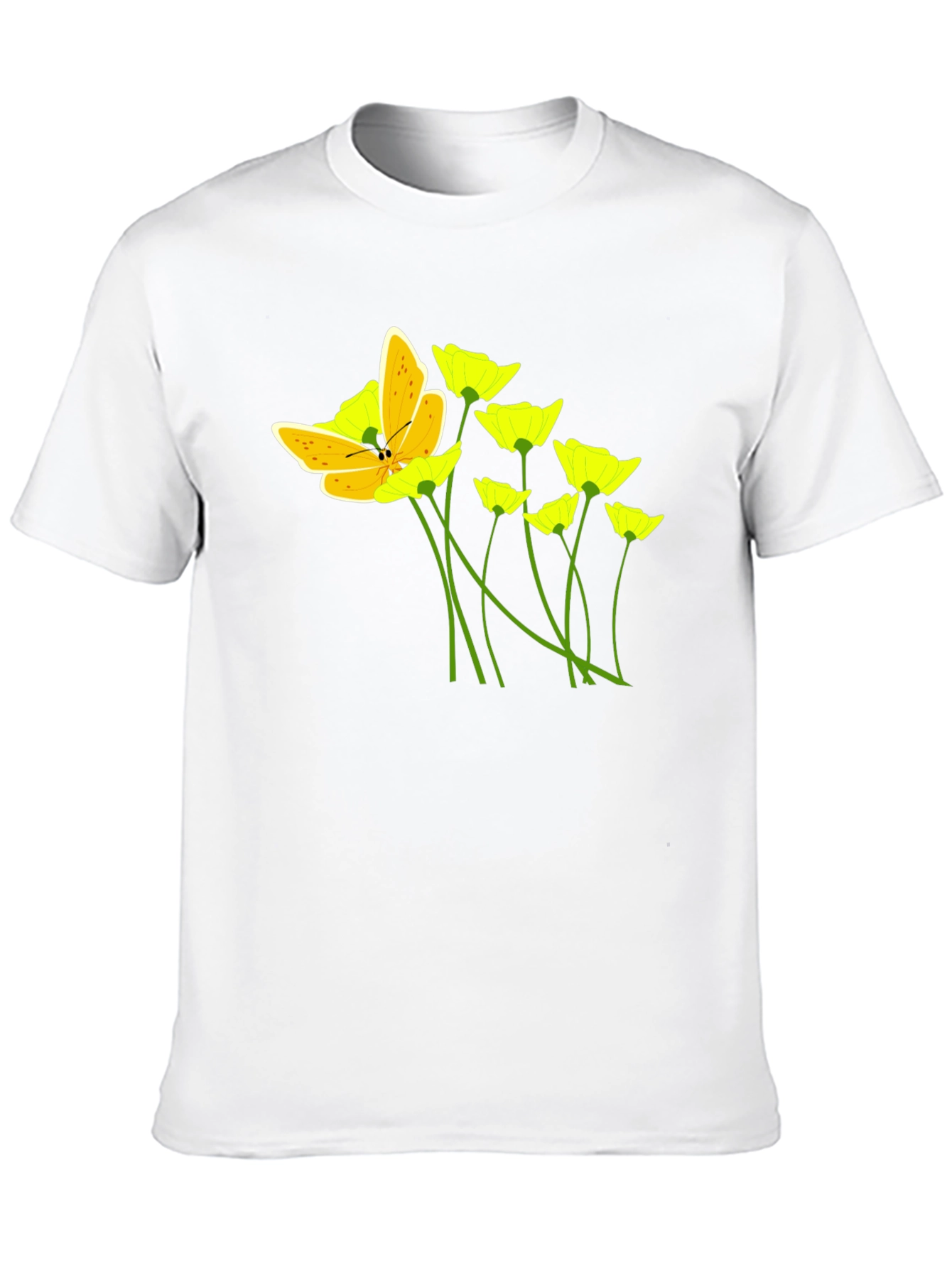 Floral Butterfly Graphic Tee