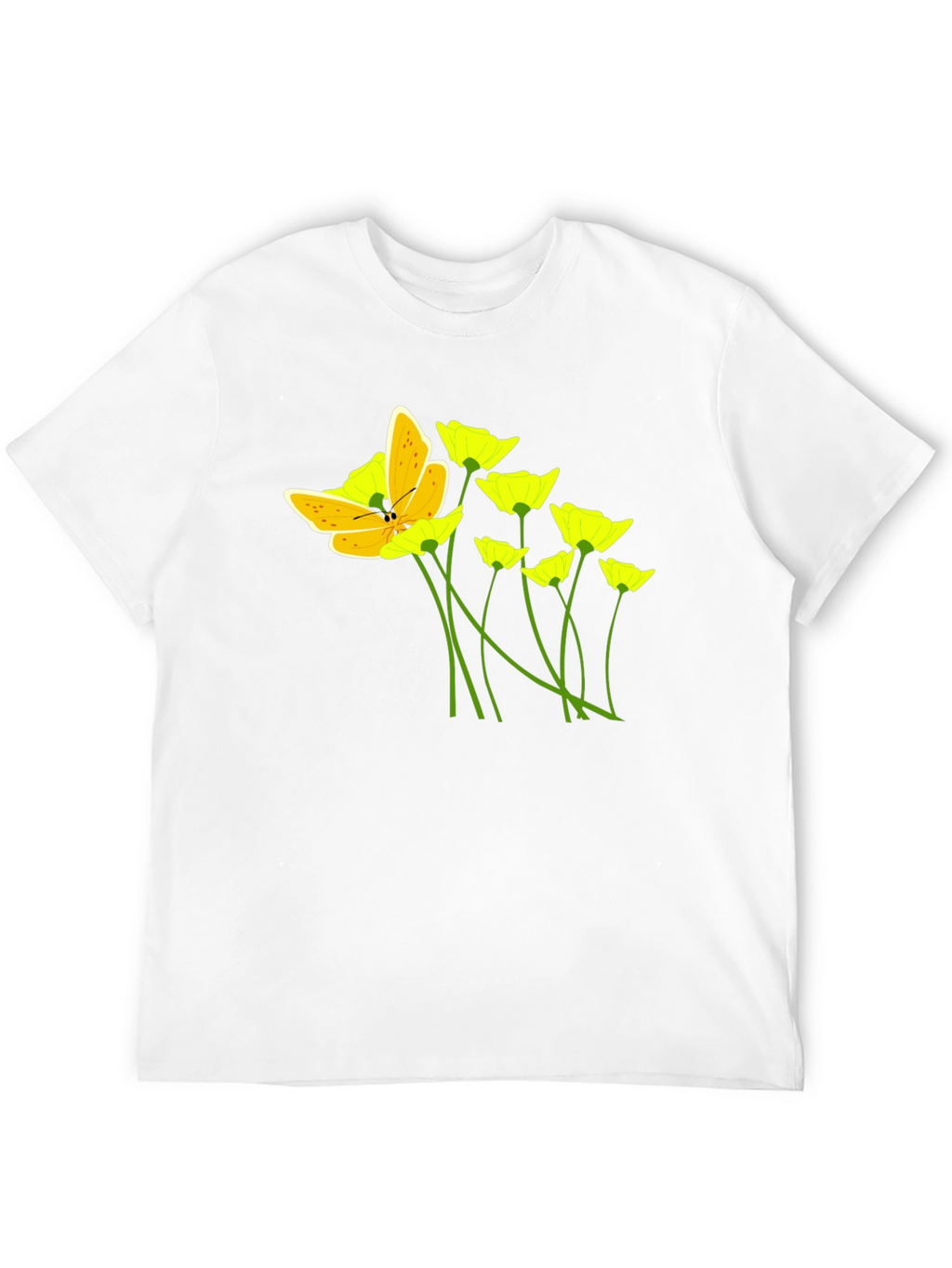Floral Butterfly Graphic Tee