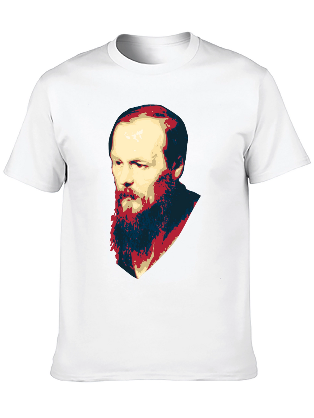 Dostoevsky Portrait Black T-Shirt