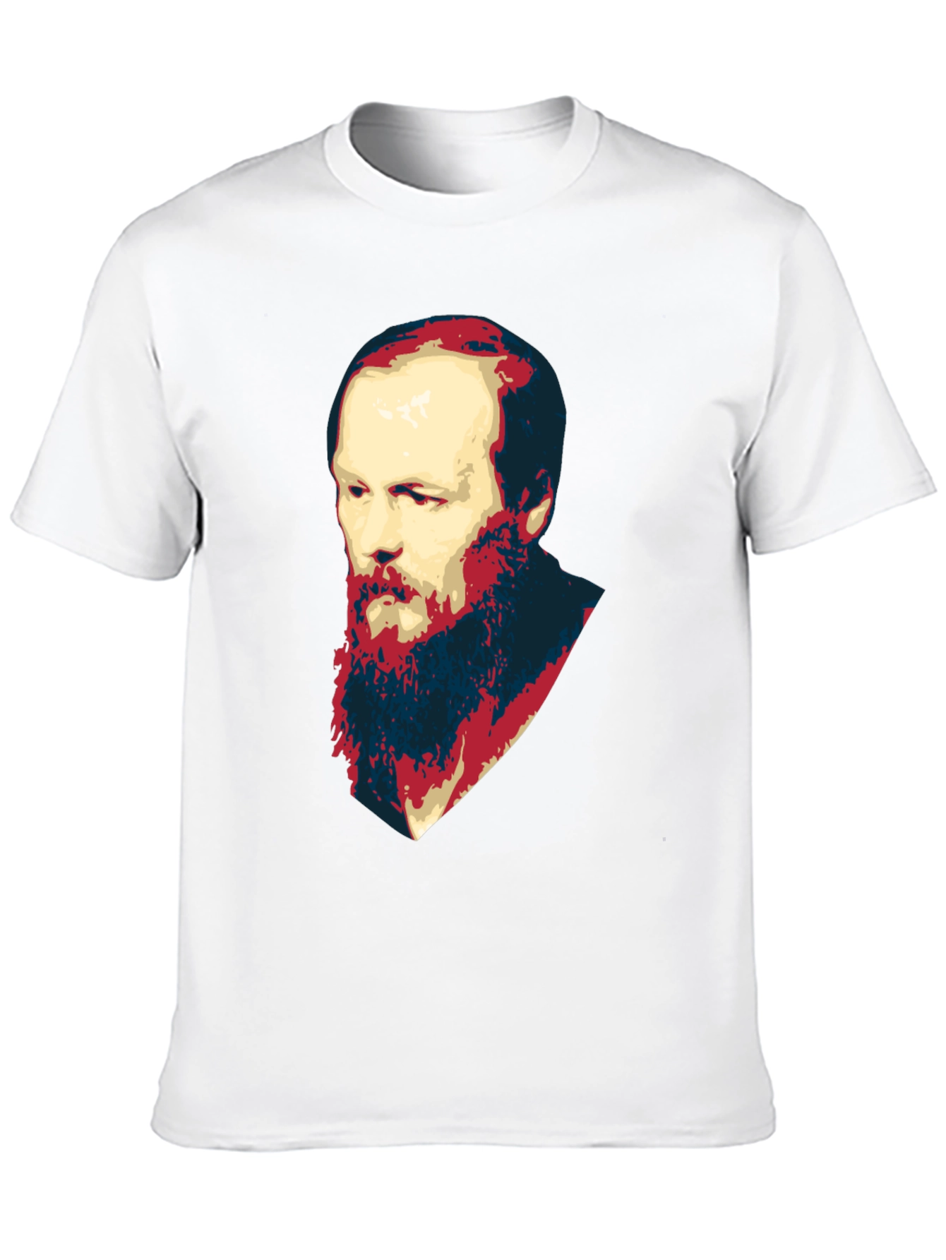 Dostoevsky Portrait Black T-Shirt