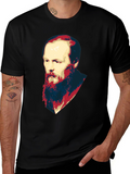 Dostoevsky Portrait Black T-Shirt