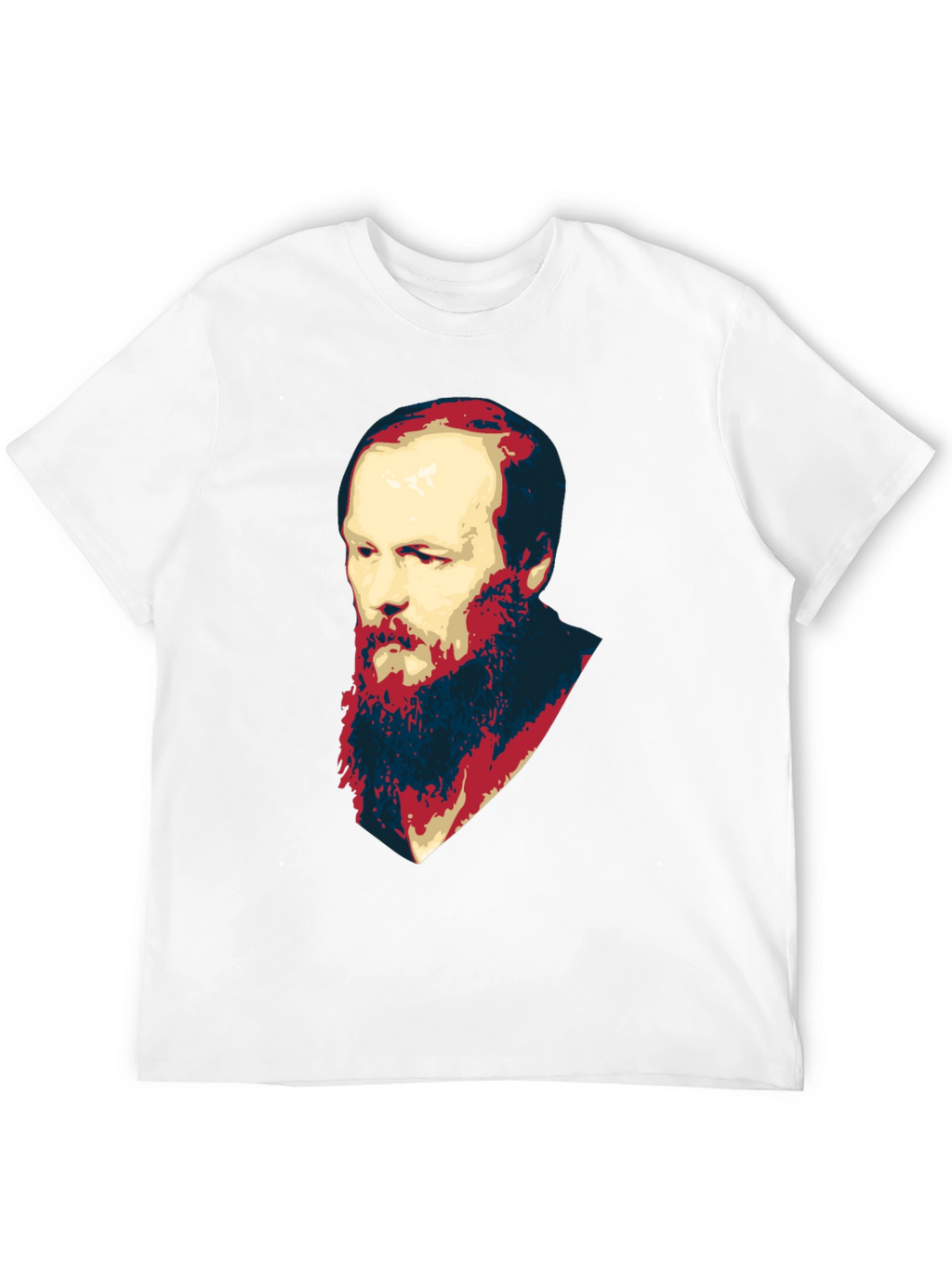 Dostoevsky Portrait Black T-Shirt