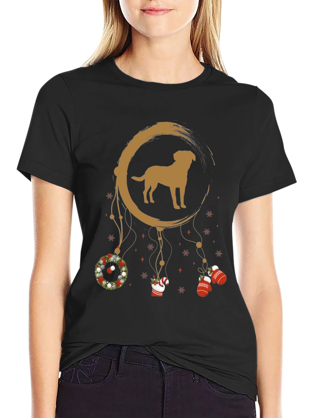 Dog Dream Catcher Christmas T-Shirt