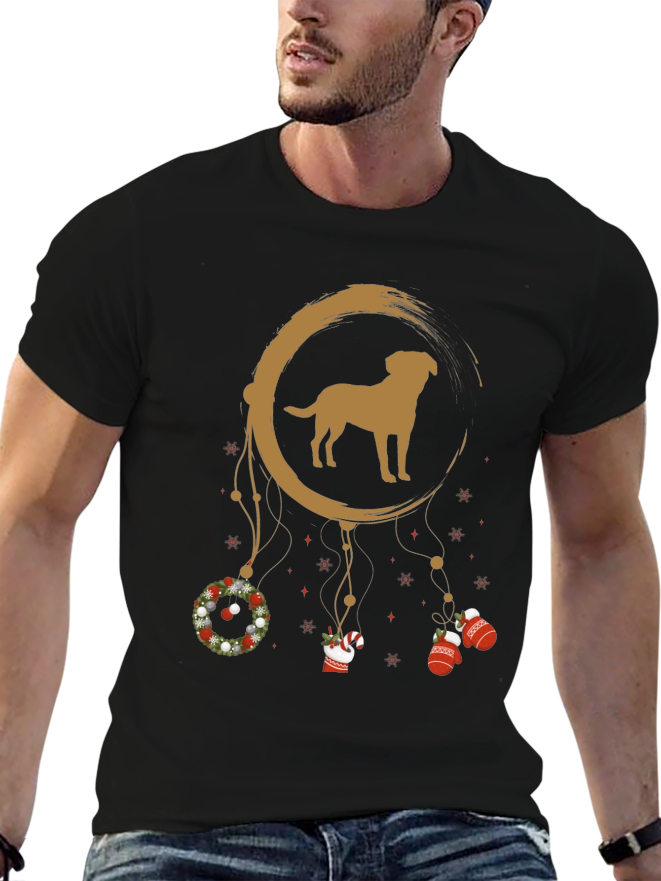 Dog Dream Catcher Christmas T-Shirt