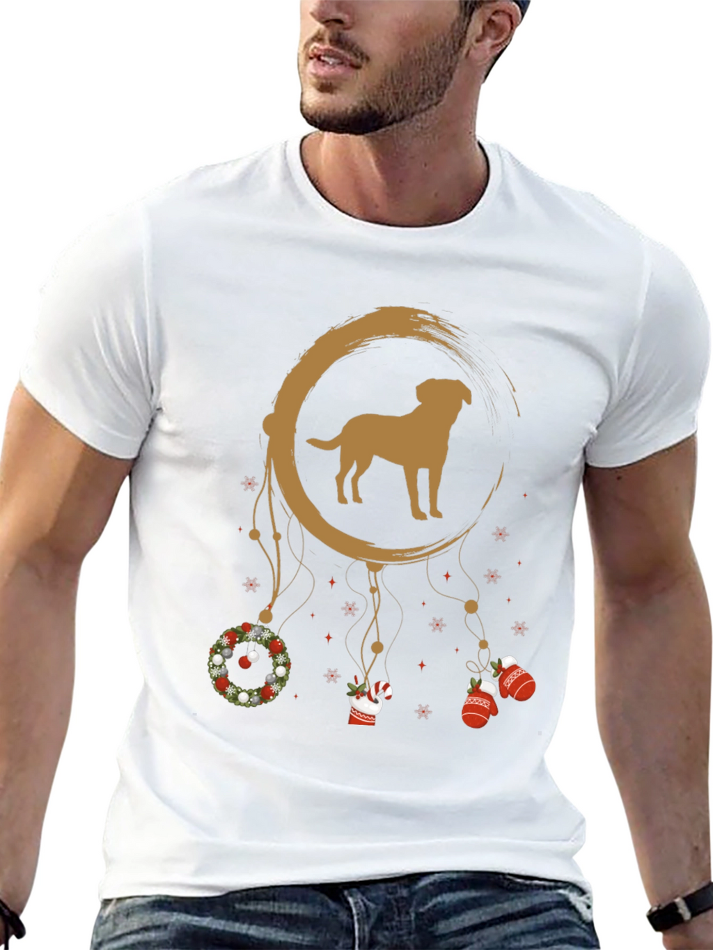 Dog Dream Catcher Christmas T-Shirt