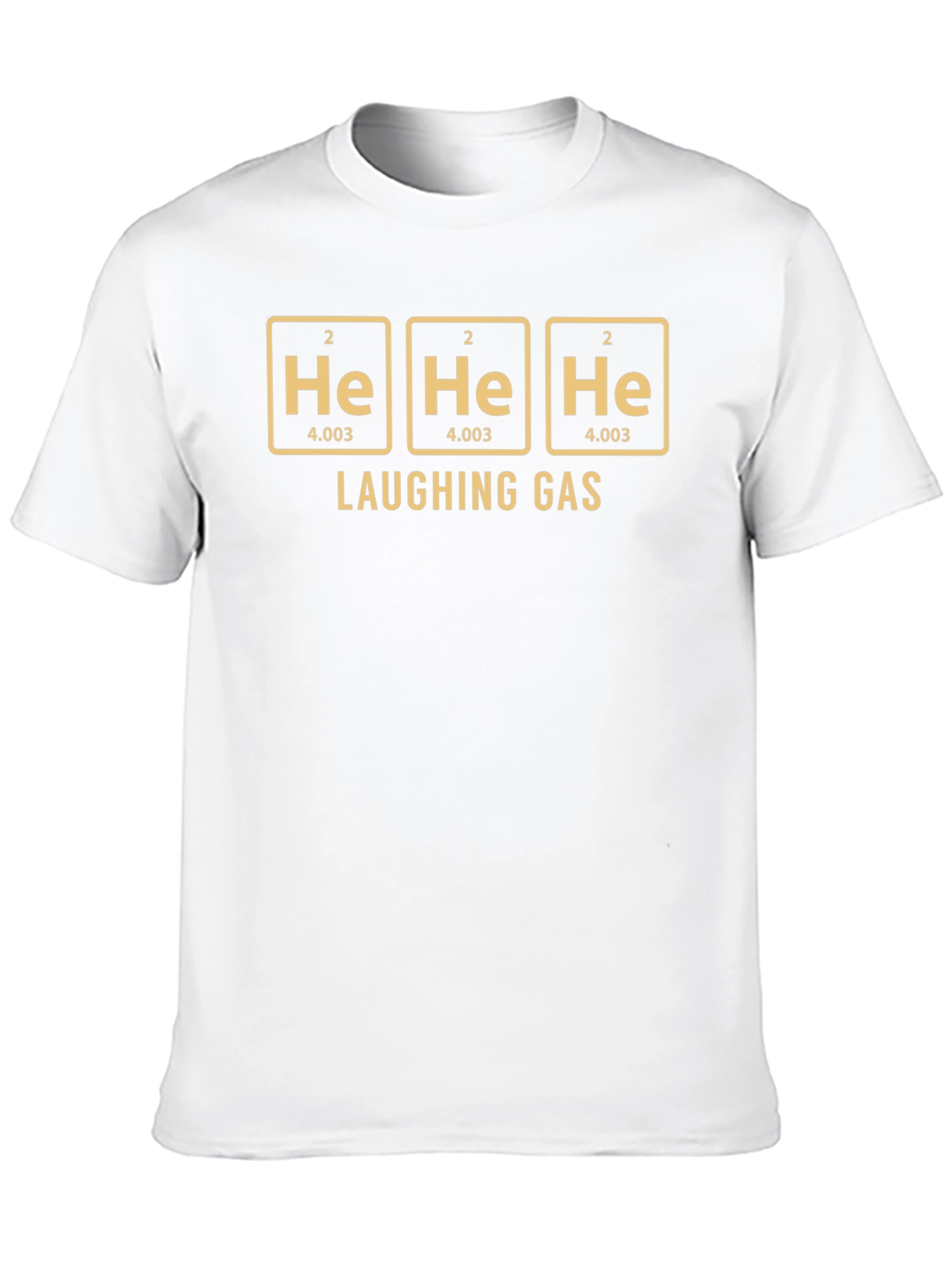 Laughing Gas Science T-Shirt Helium Chemistry Tee