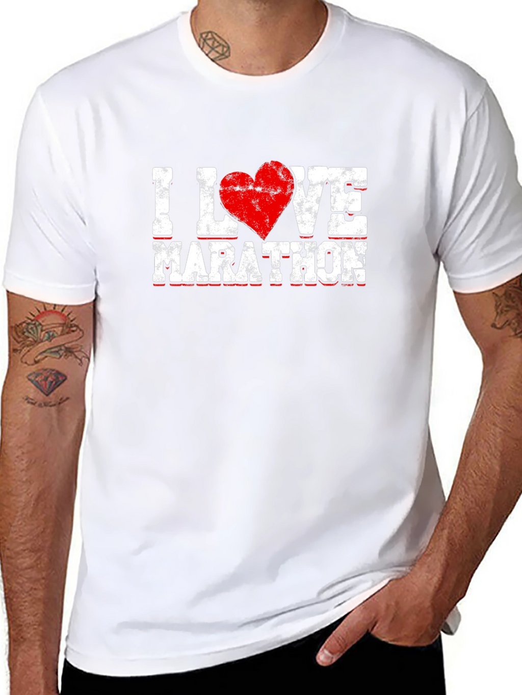 I Love Marathon T-Shirt