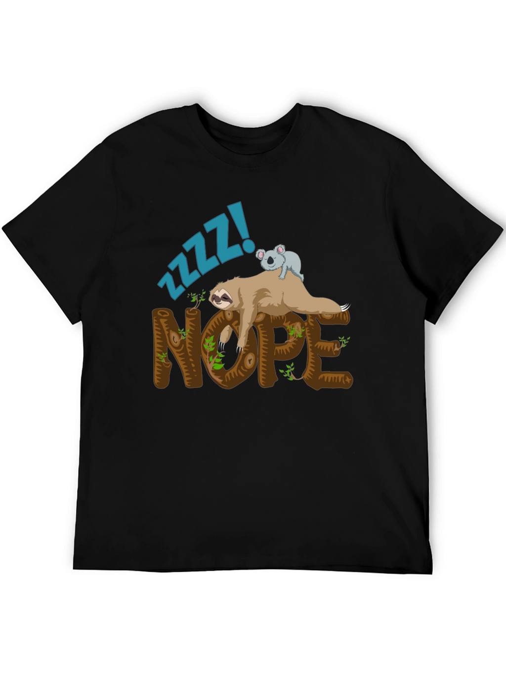 Nope Sloth Graphic Tee