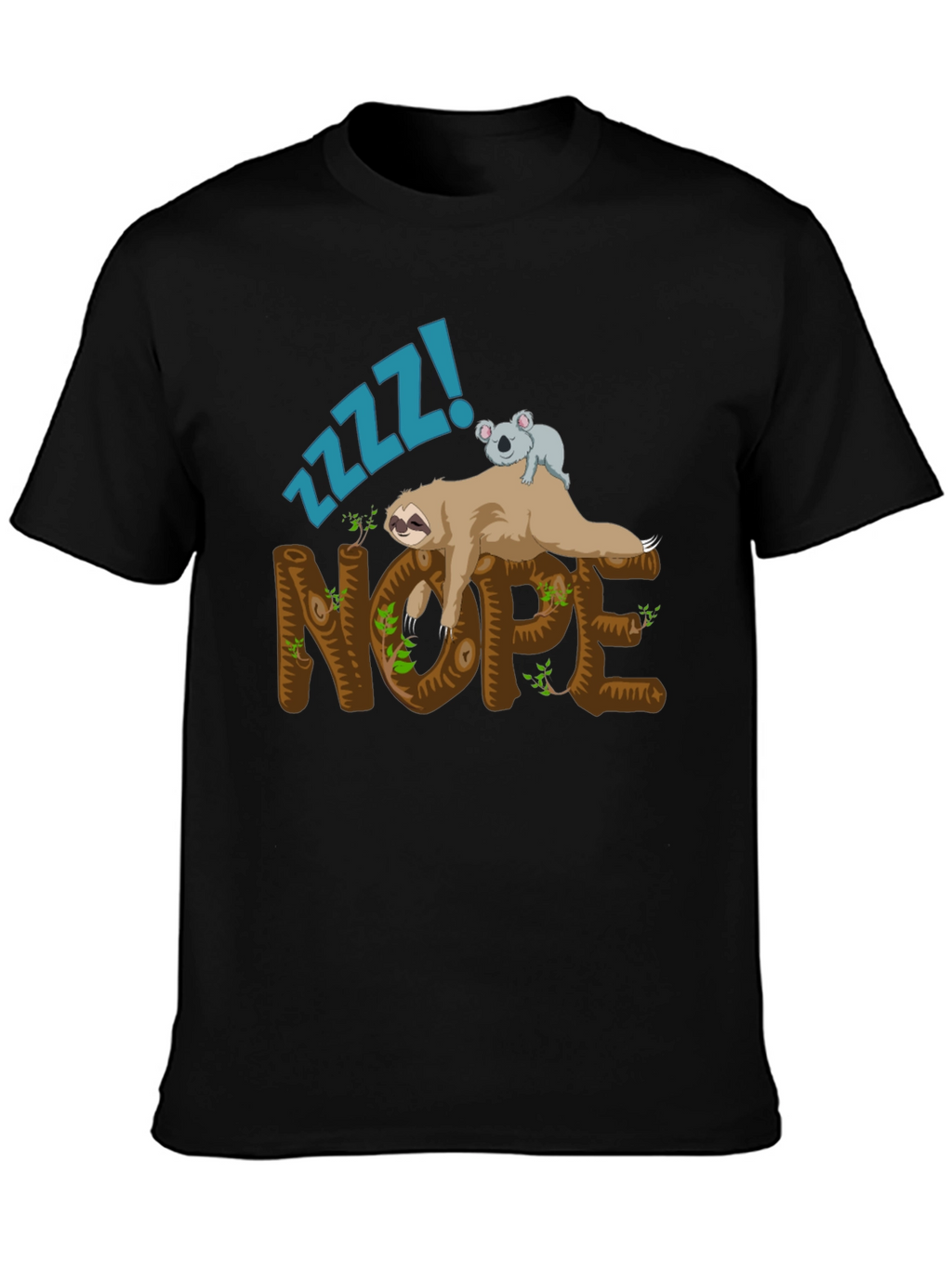 Nope Sloth Graphic Tee