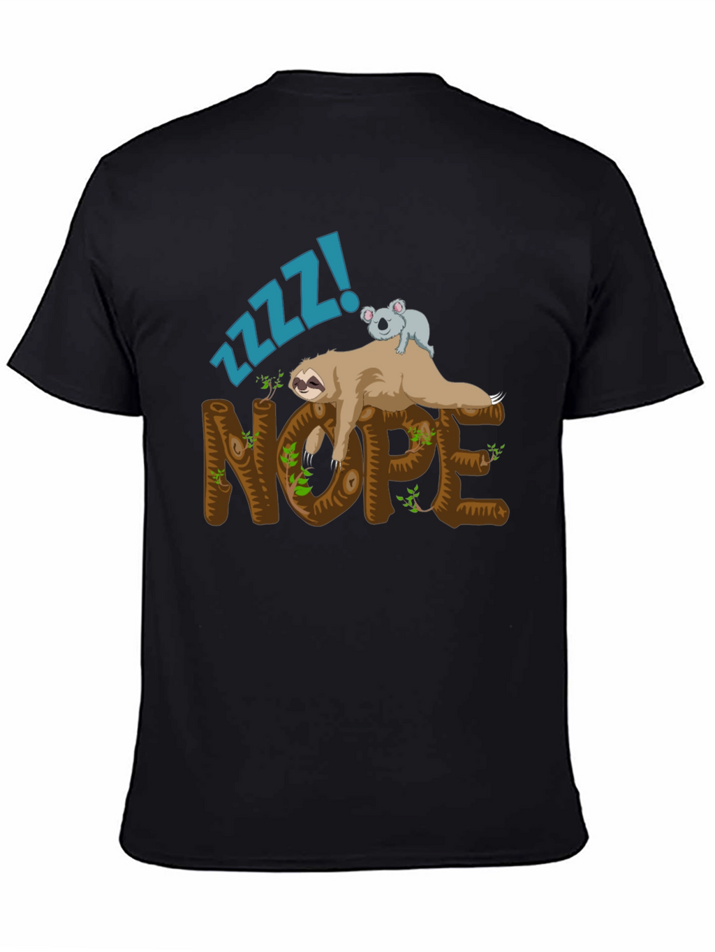 Nope Sloth Graphic Tee