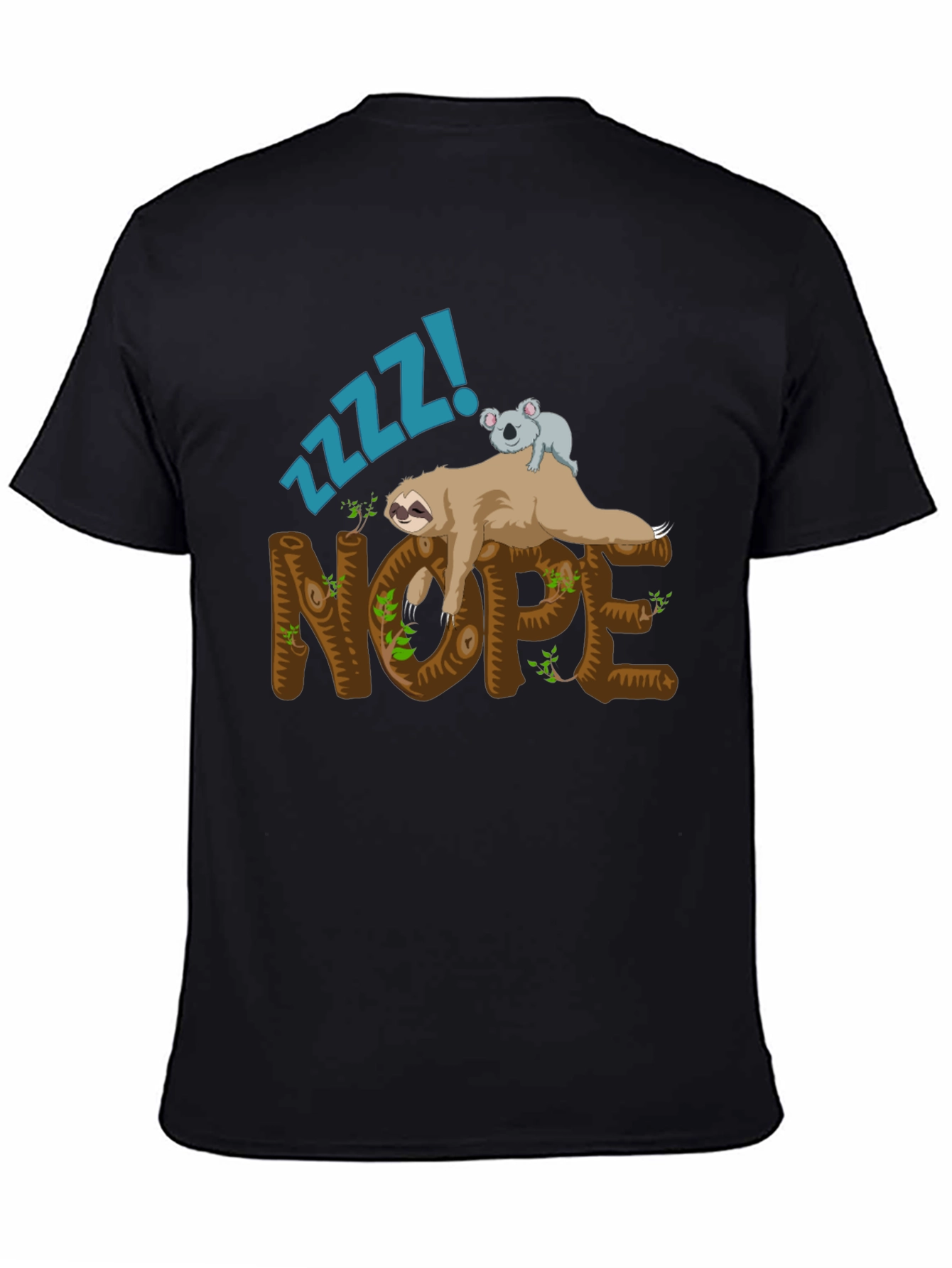 Nope Sloth Graphic Tee