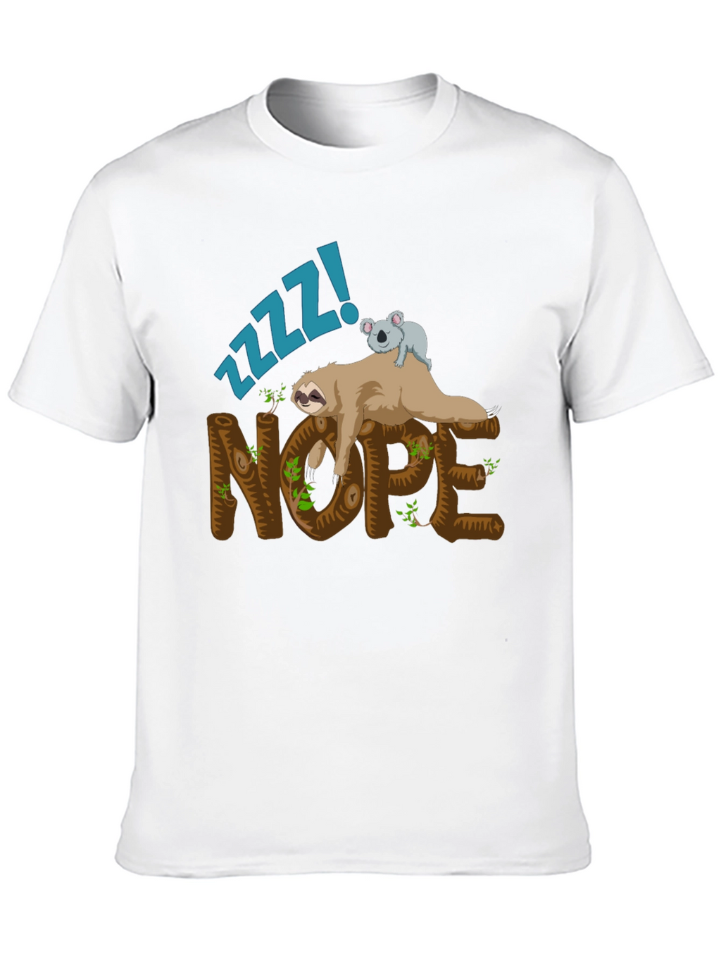 Nope Sloth Graphic Tee