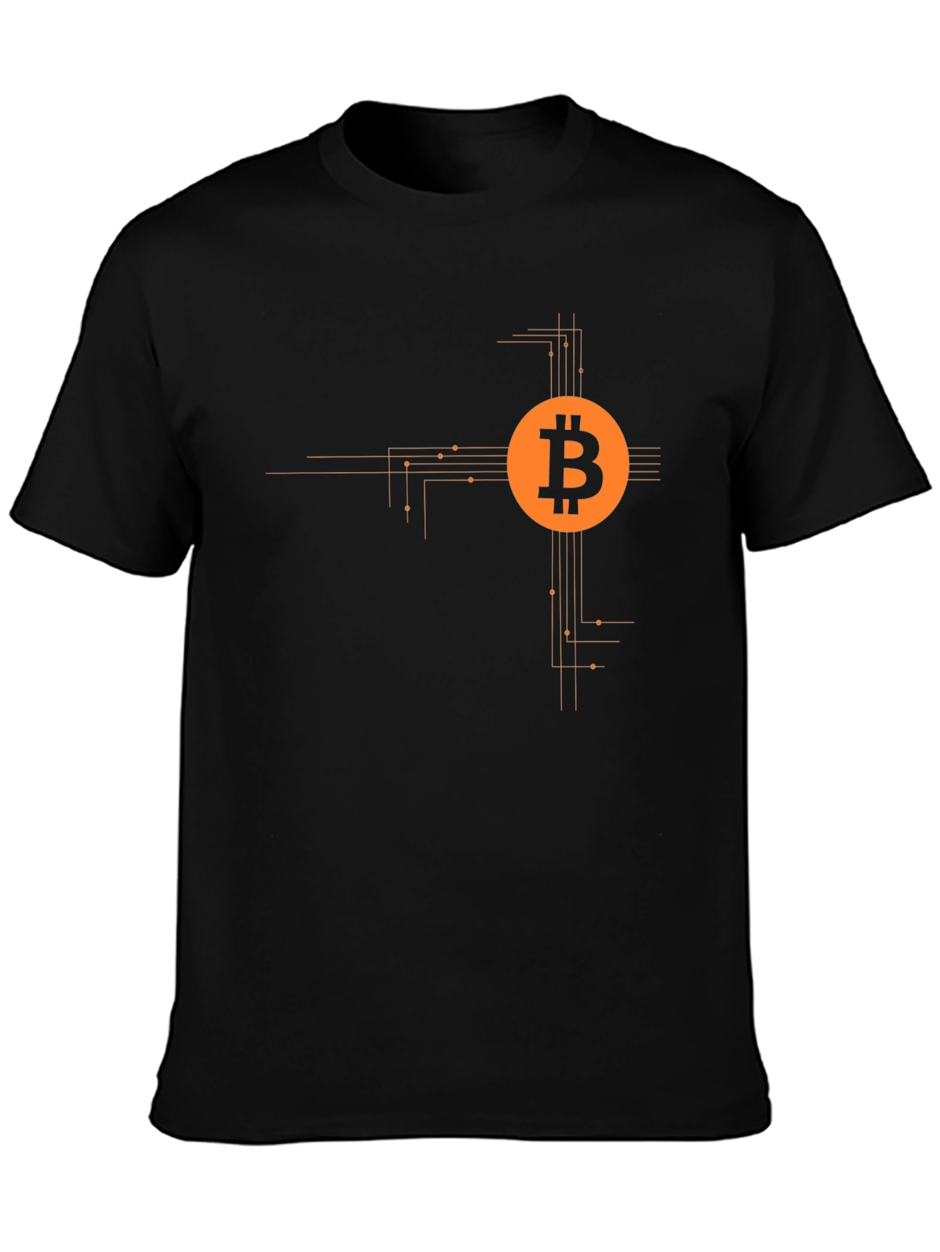 Bitcoin Crypto T-Shirt - Modern Tech Style
