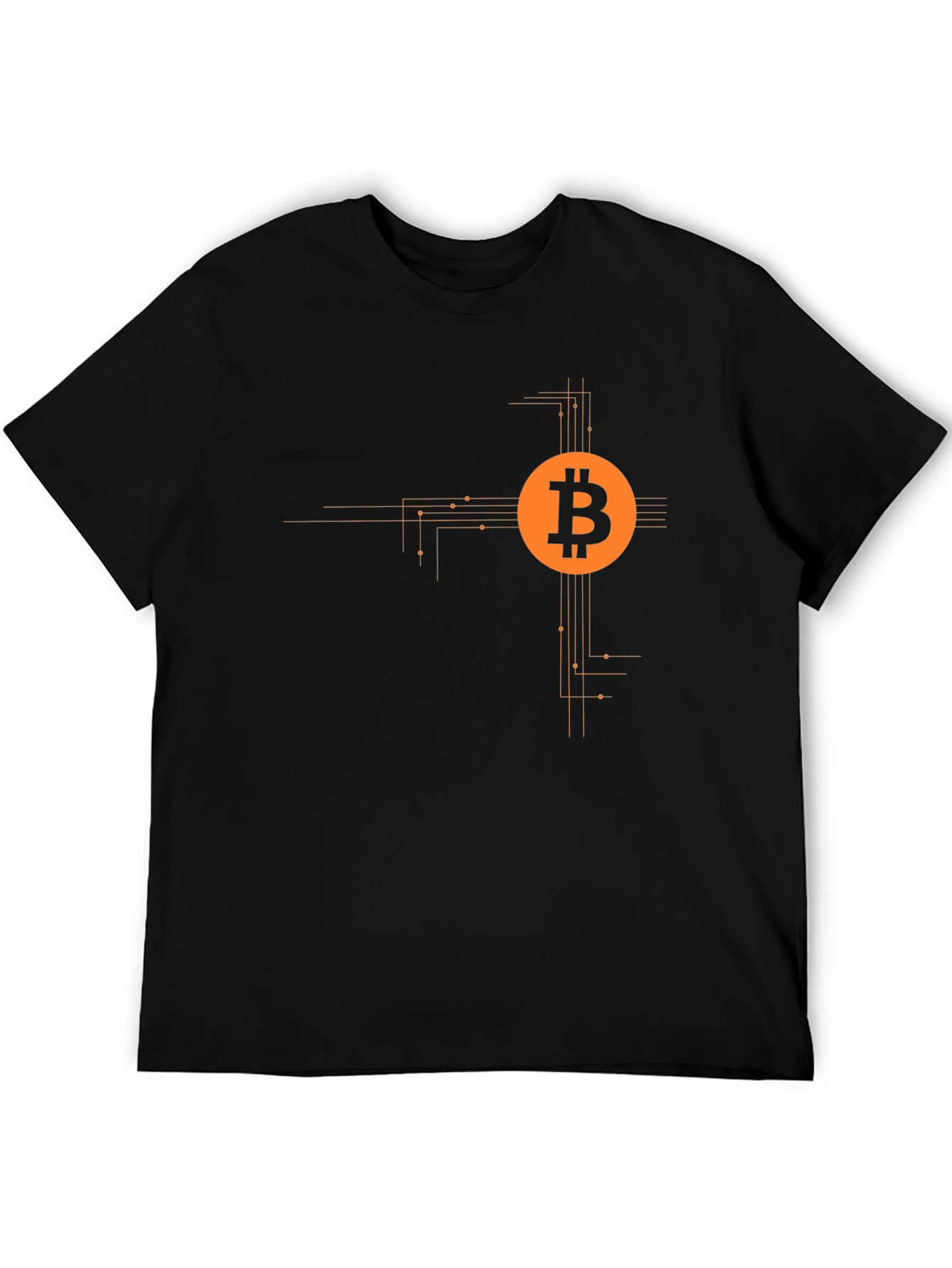 Bitcoin Crypto T-Shirt - Modern Tech Style