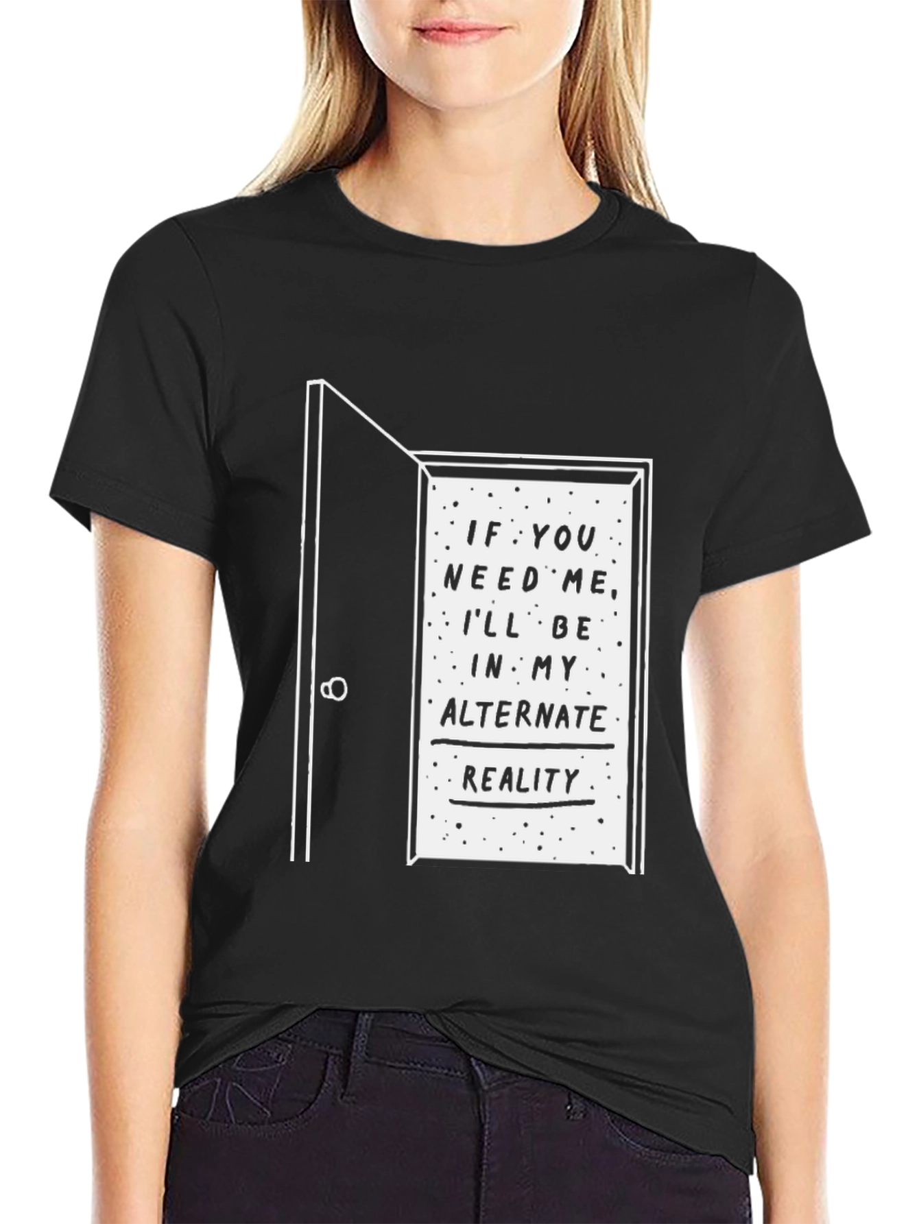 Alternate Reality Graphic Tee - Black T-Shirt