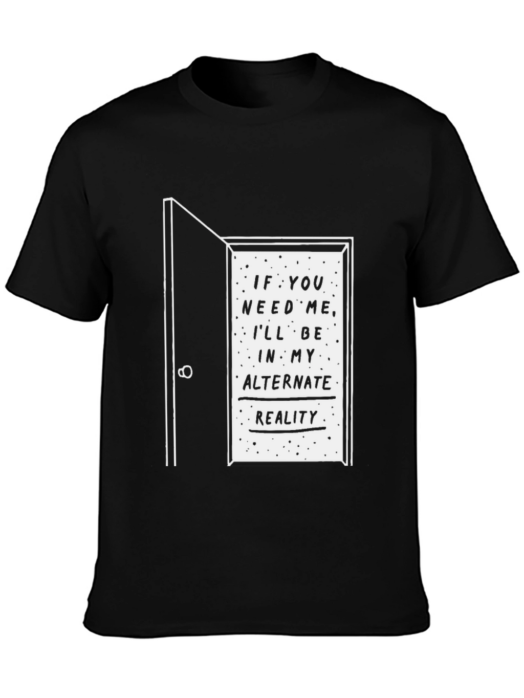 Alternate Reality Graphic Tee - Black T-Shirt