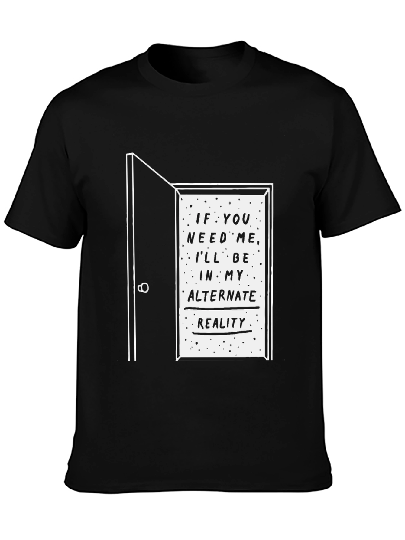 Alternate Reality Graphic Tee - Black T-Shirt