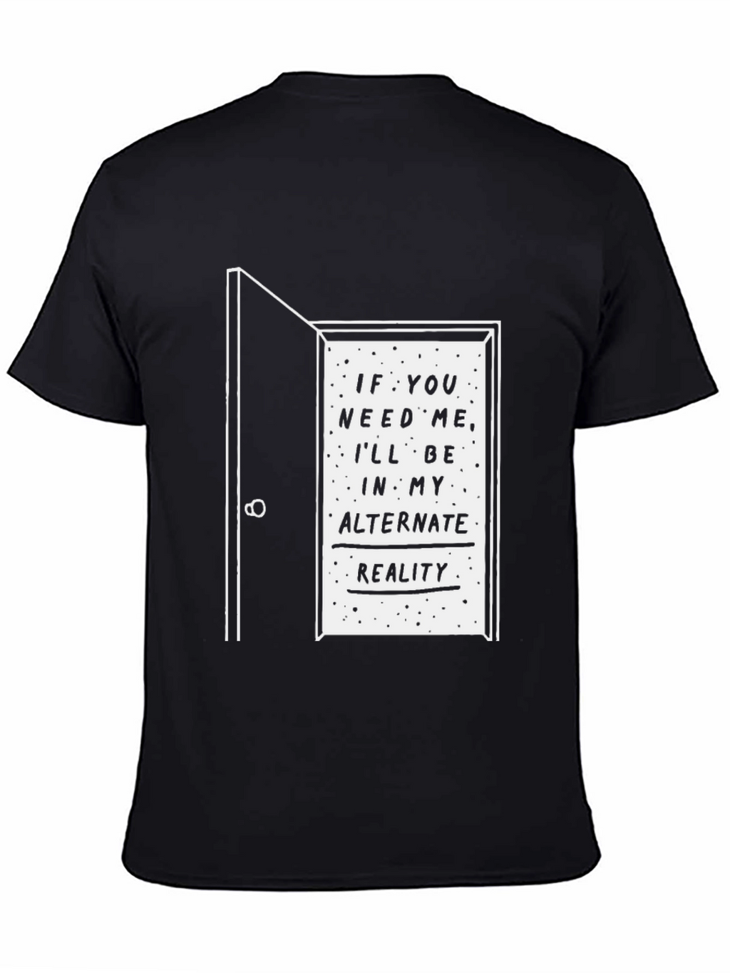 Alternate Reality Graphic Tee - Black T-Shirt