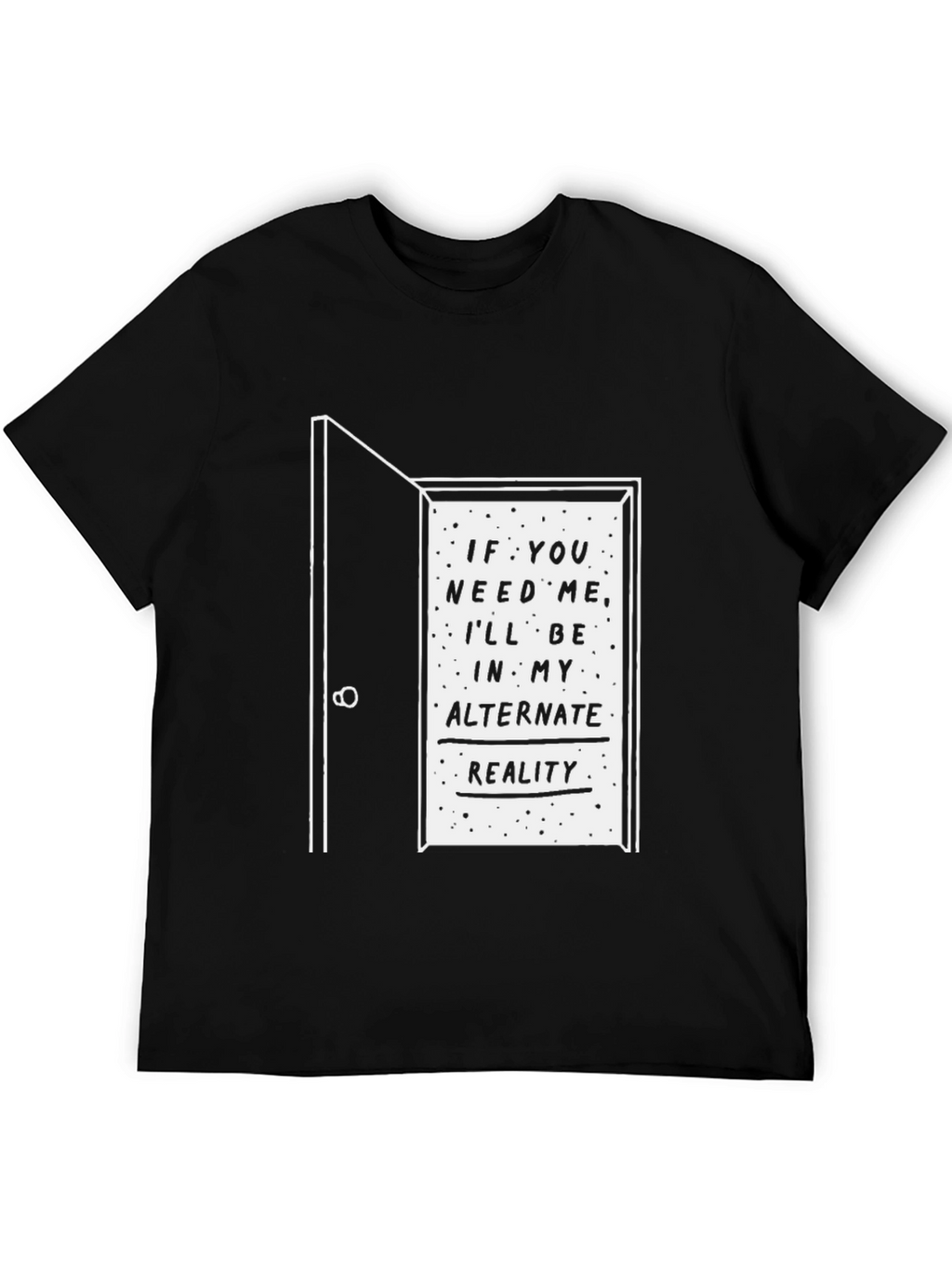Alternate Reality Graphic Tee - Black T-Shirt