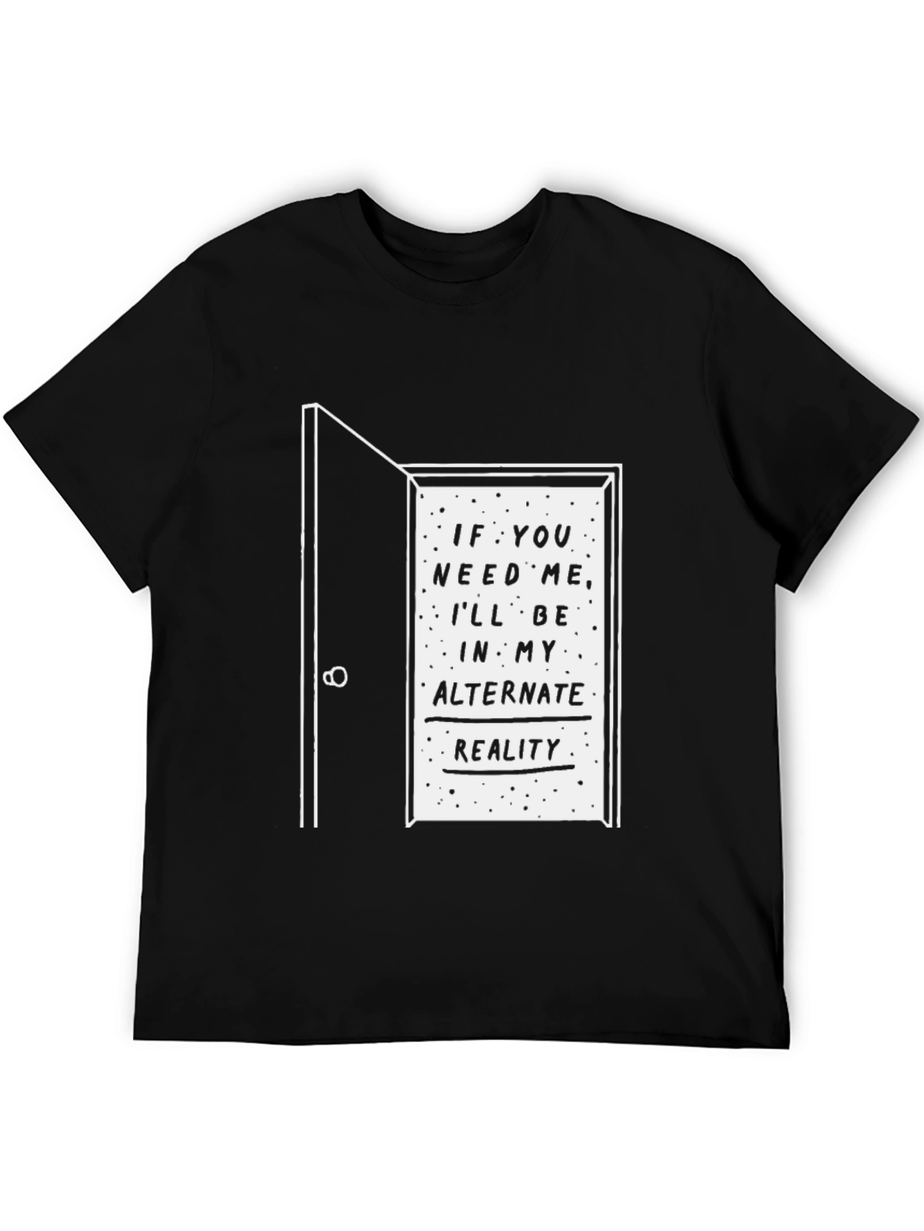 Alternate Reality Graphic Tee - Black T-Shirt