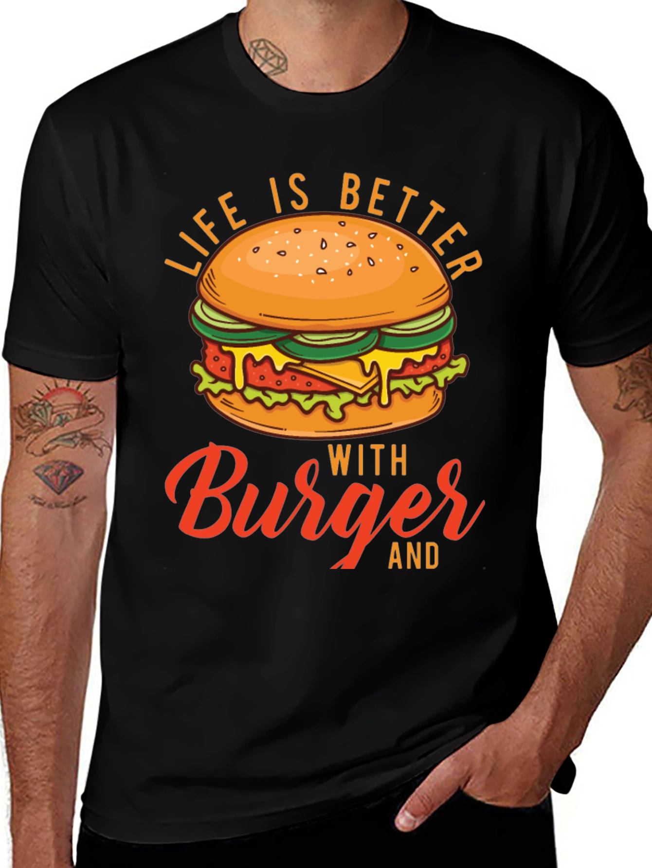 Life is Better with Burger Graphic Tee