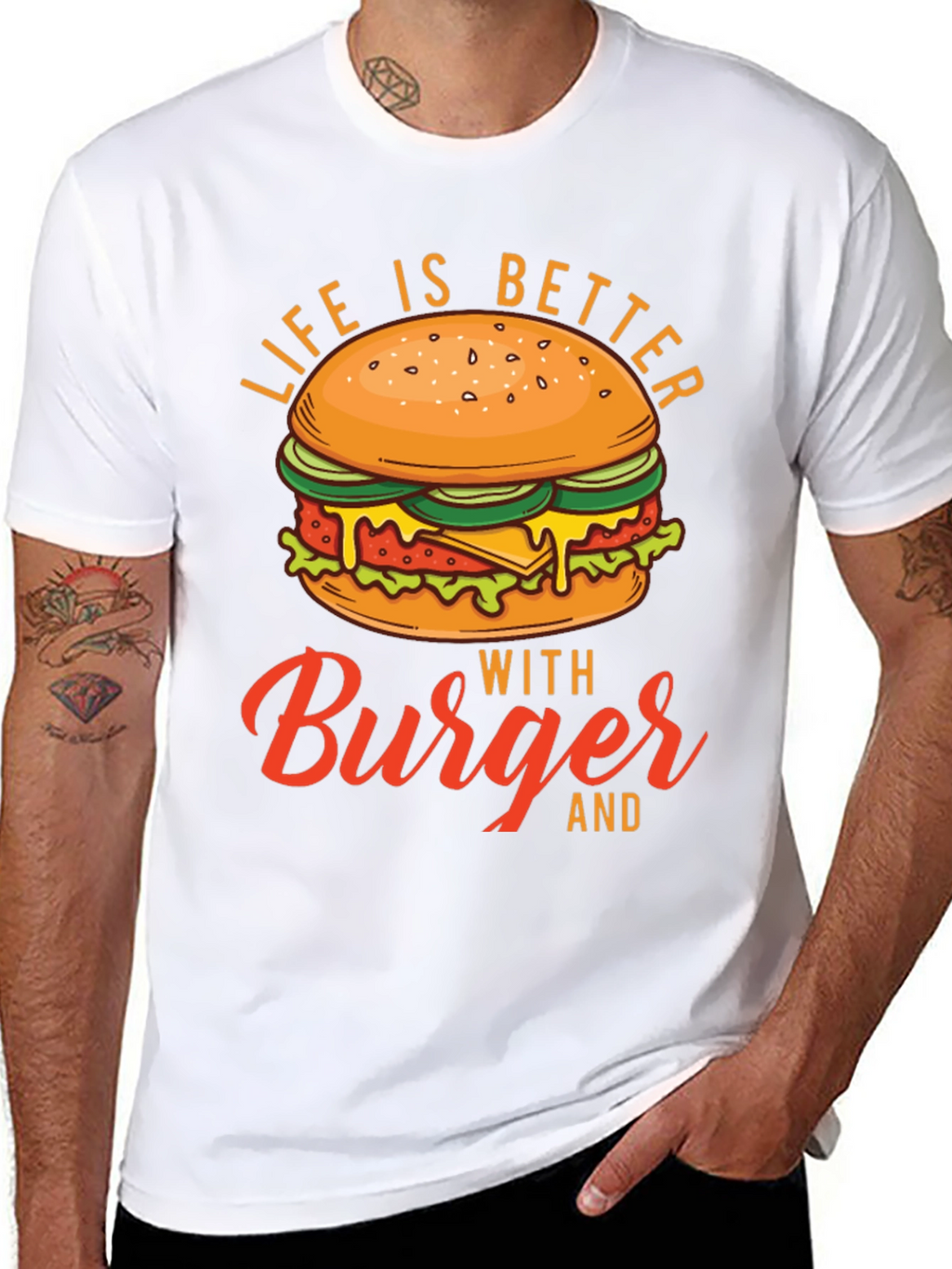Life is Better with Burger Graphic Tee