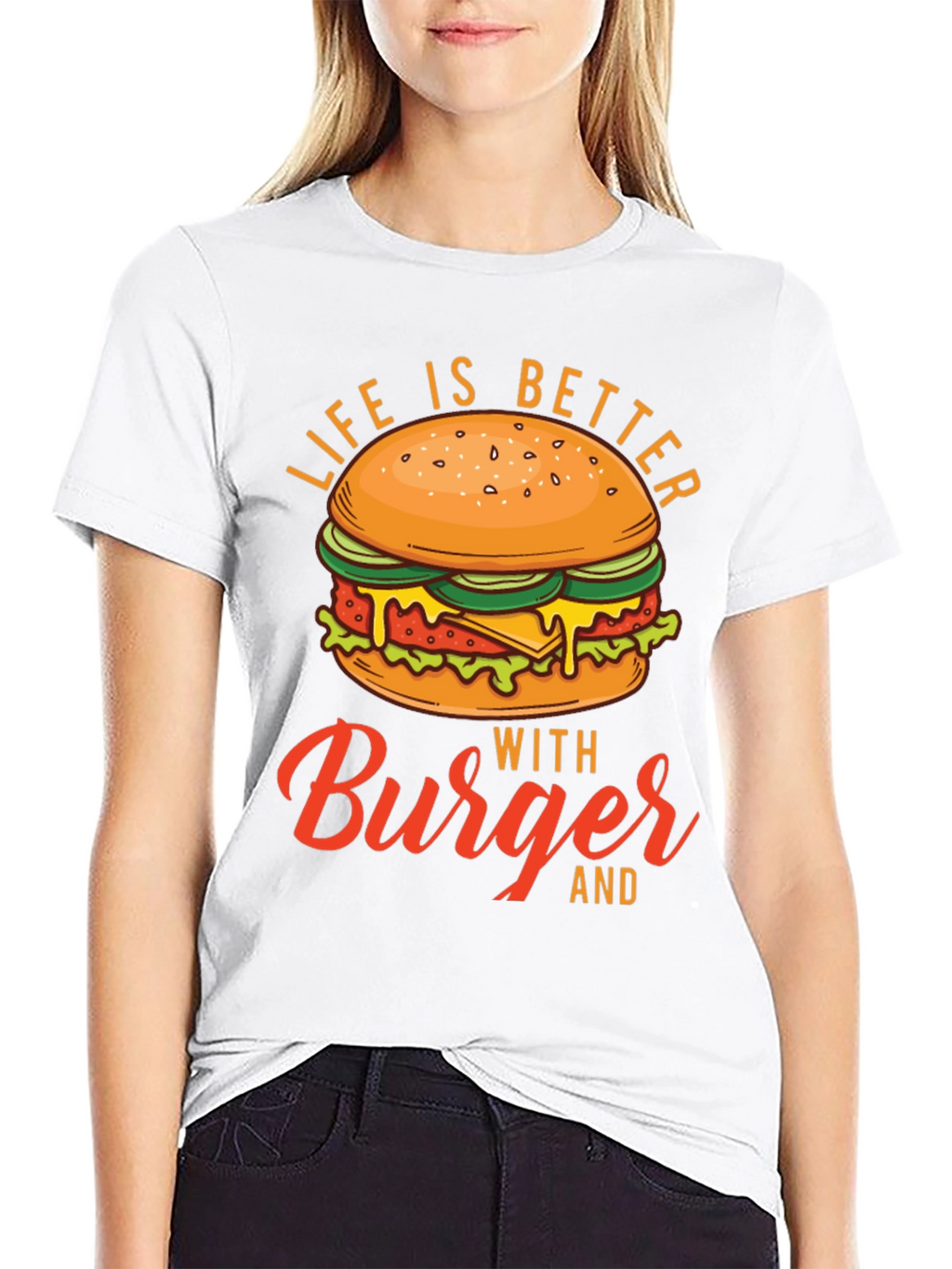 Life is Better with Burger Graphic Tee
