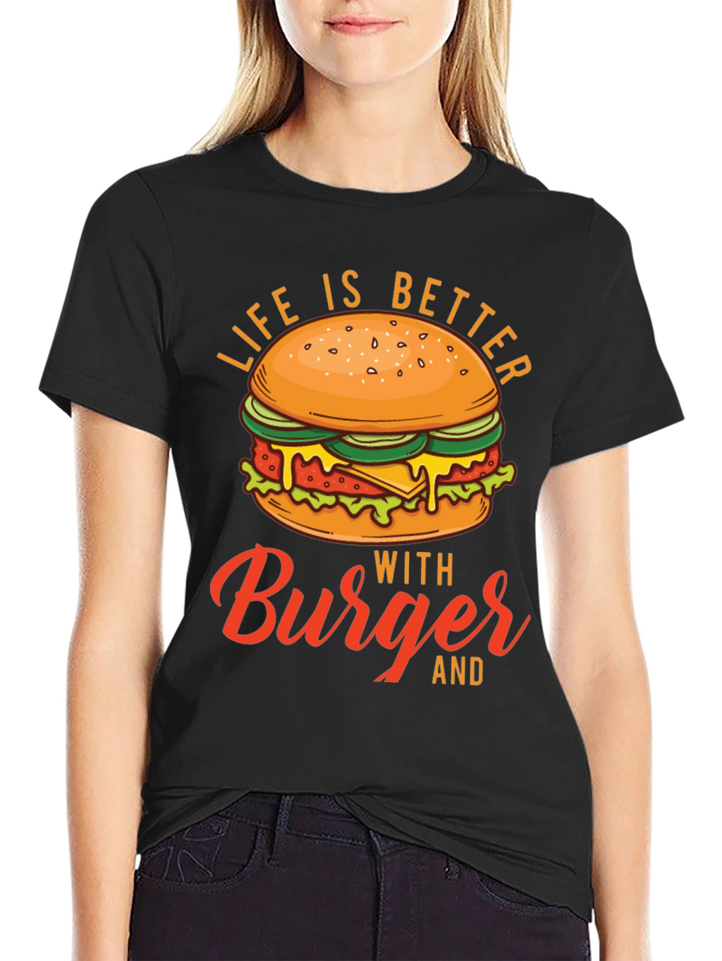 Life is Better with Burger Graphic Tee