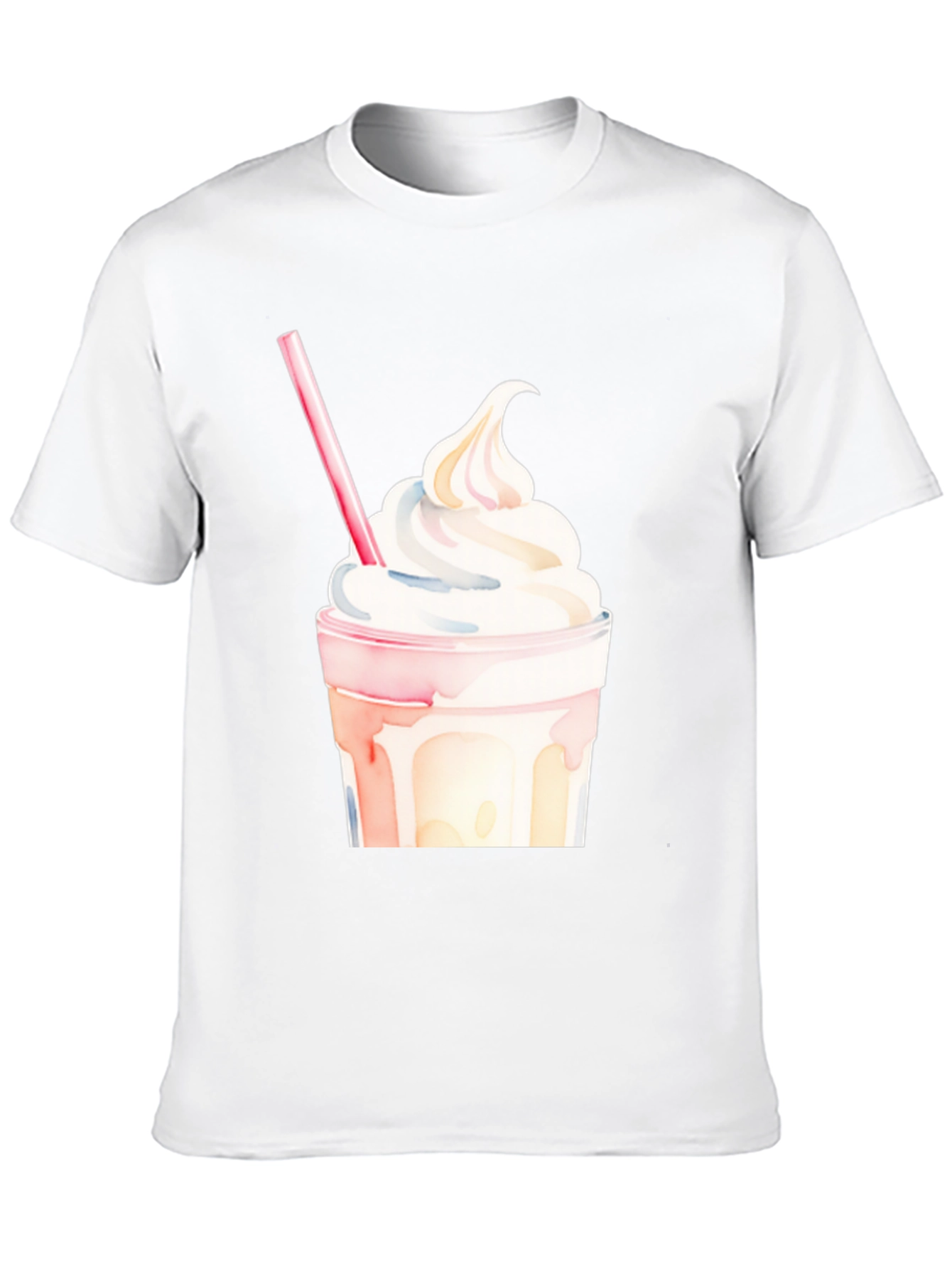 Milkshake Graphic Tee - Stylish Casual Wear
