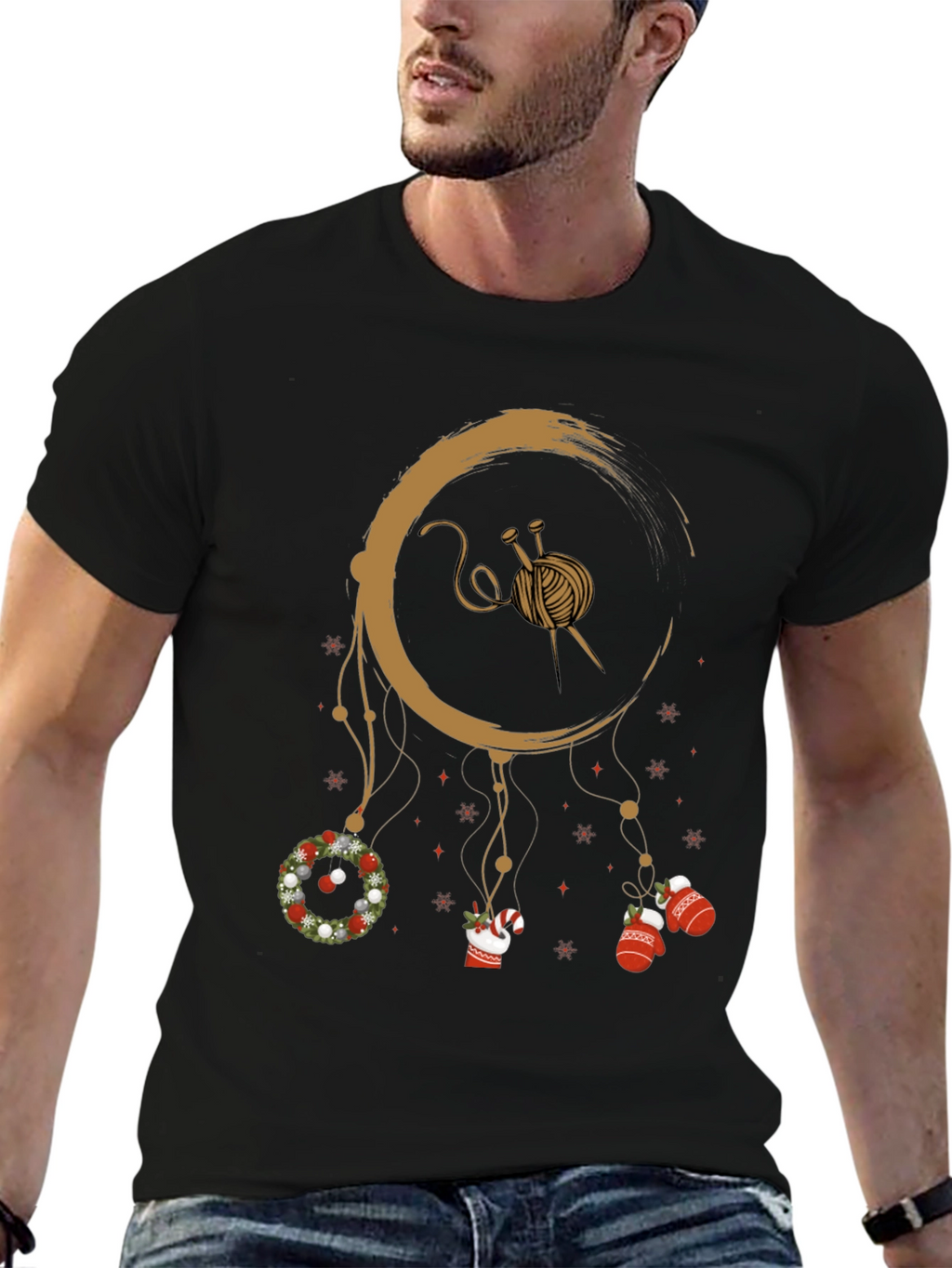 Knitting Christmas Dream T-Shirt