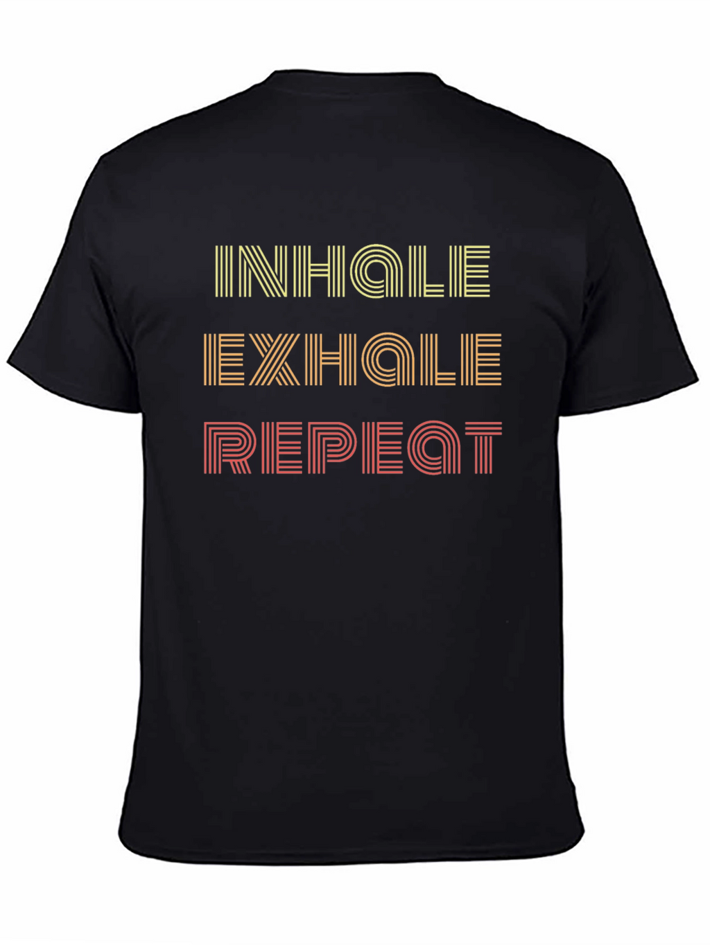 Inhale Exhale Repeat Graphic Tee